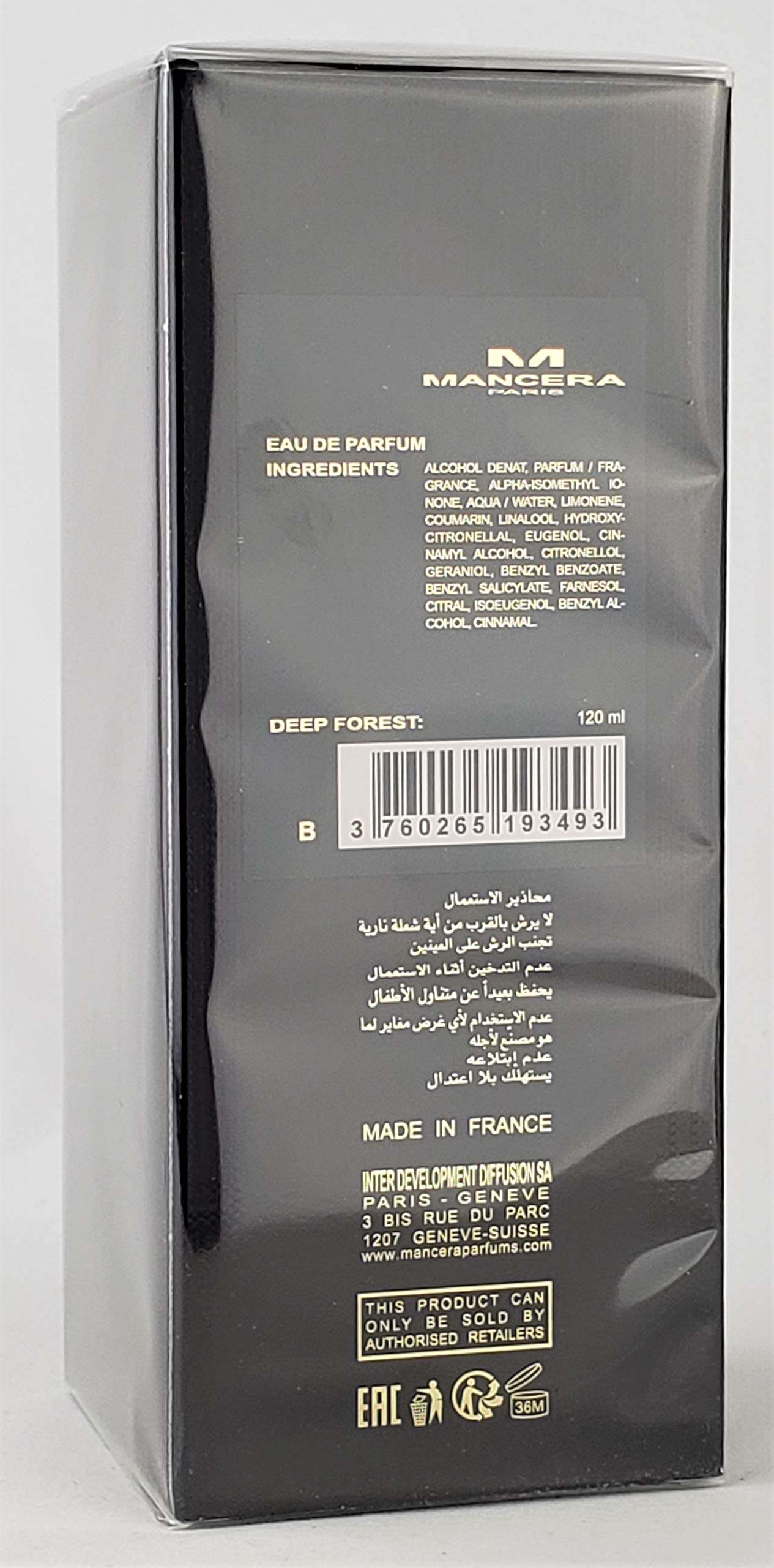 Mancera Deep Forest Eau de Parfum 120ml Spray