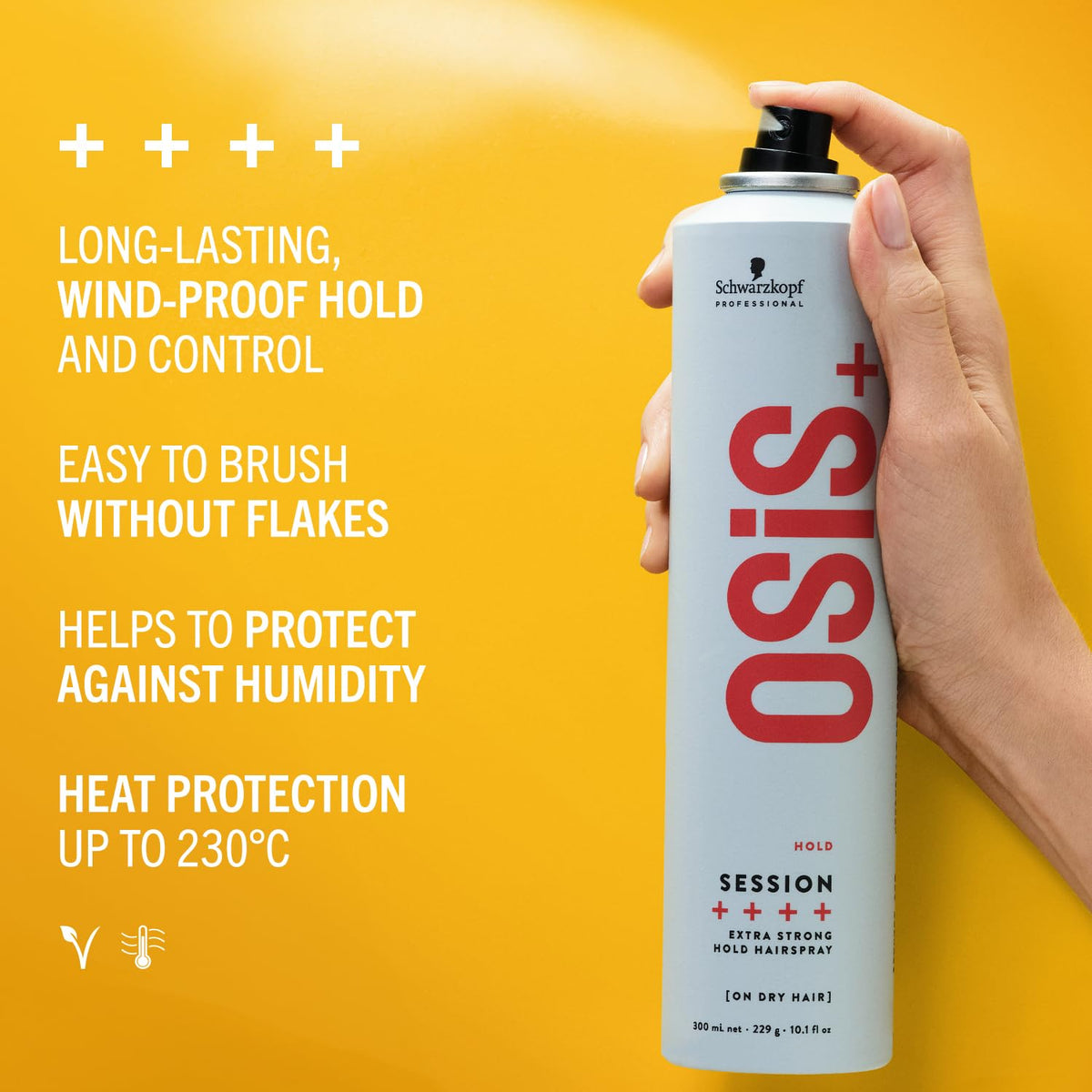 Schwarzkopf Osis+ Session Extra Strong Hold Hair Spray 500ml