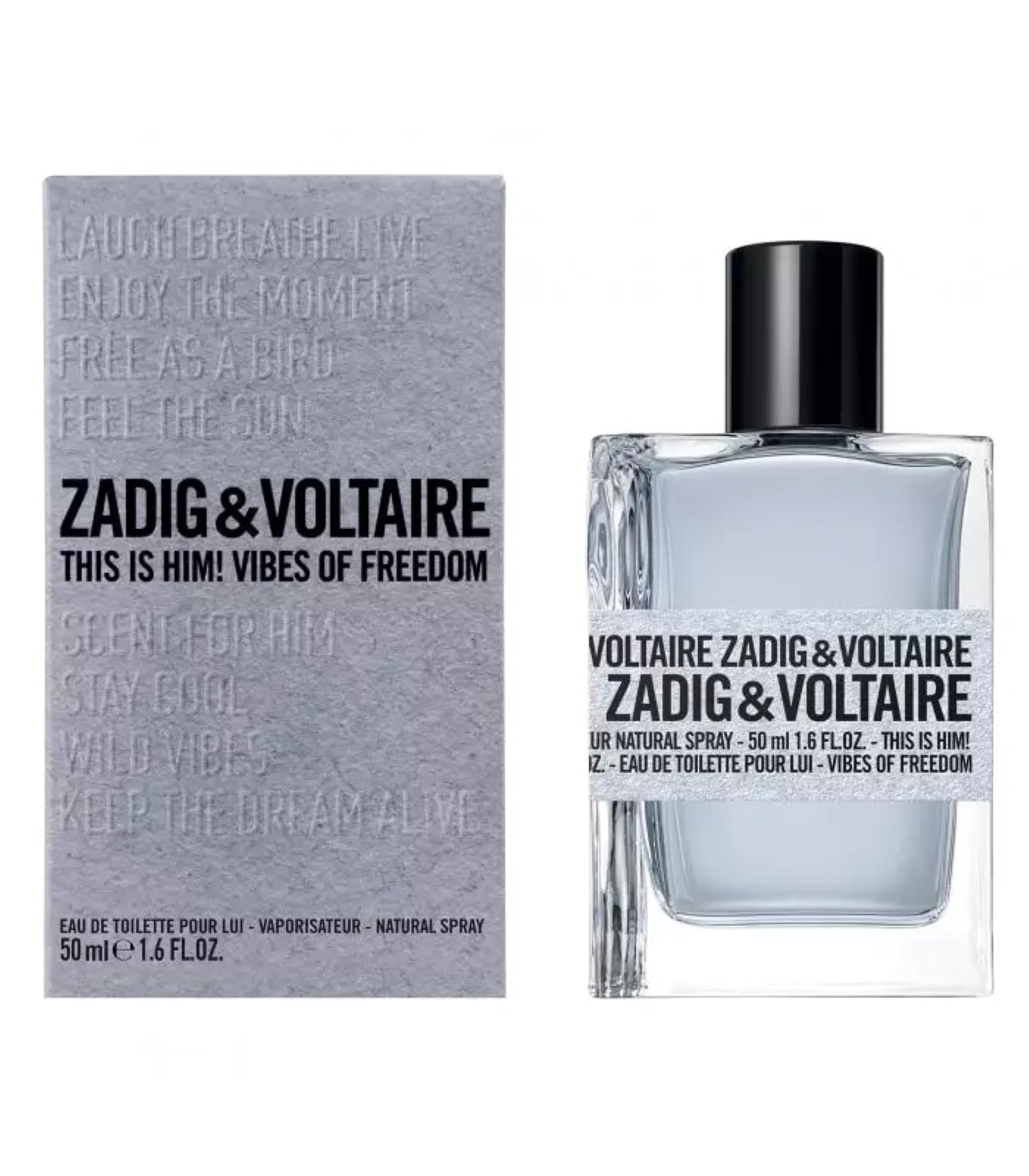 Zadig & Voltaire This is Him! Vibes of Freedom Eau de Toilette 50ml Spray - Eau De Toilette at MyBeautyBoutique by Zadig & Voltaire