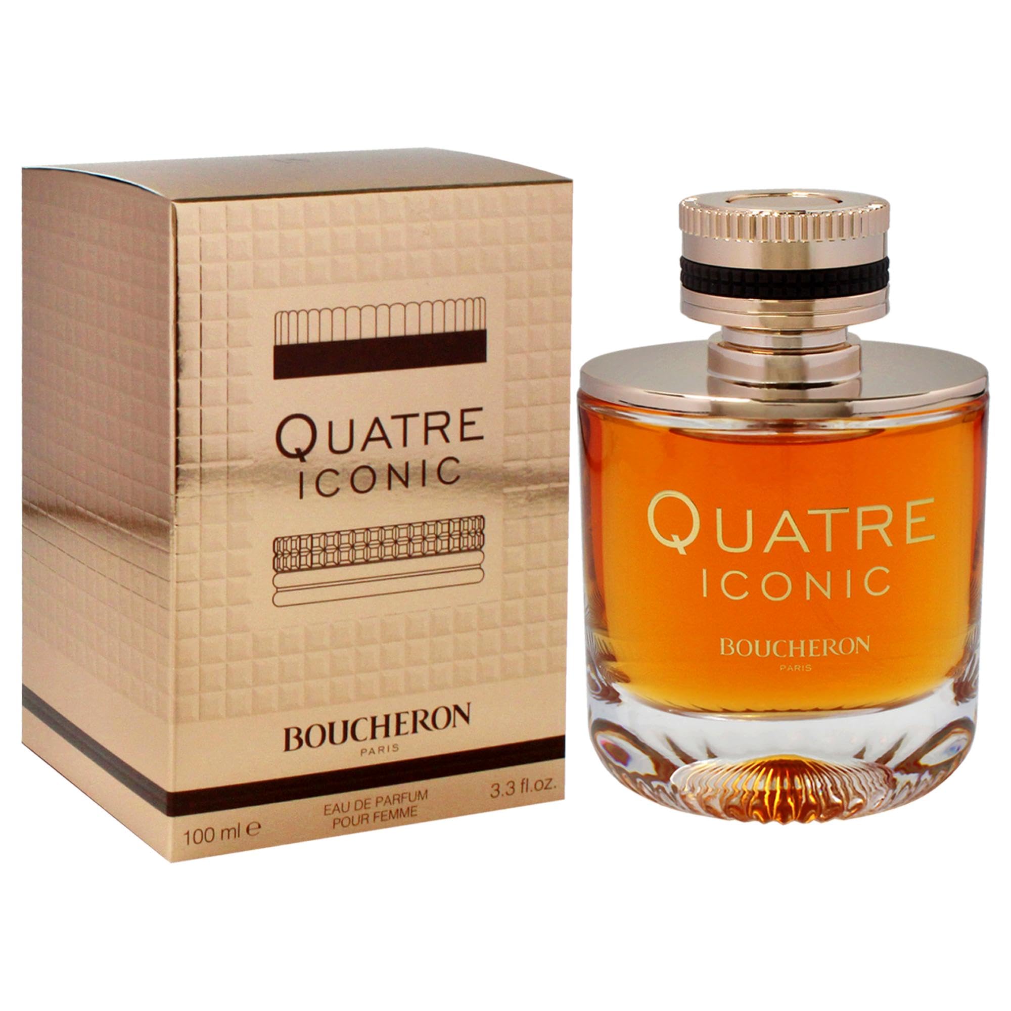 Boucheron Quatre Iconic Eau de Parfum 100ml Spray - Fragrance at MyBeautyBoutique by Boucheron