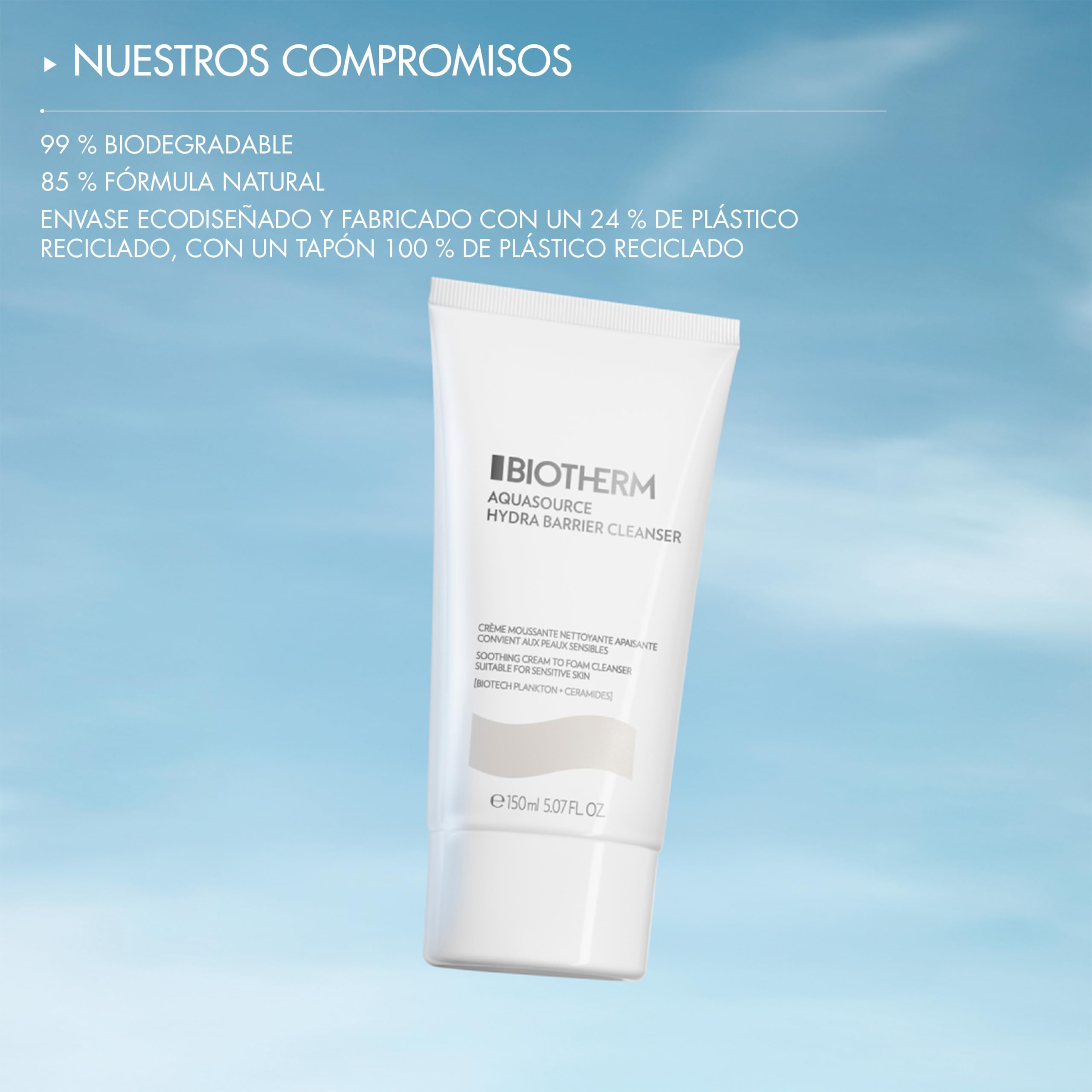 Biotherm Aquasource Hydra Barrier Cleanser 150ml