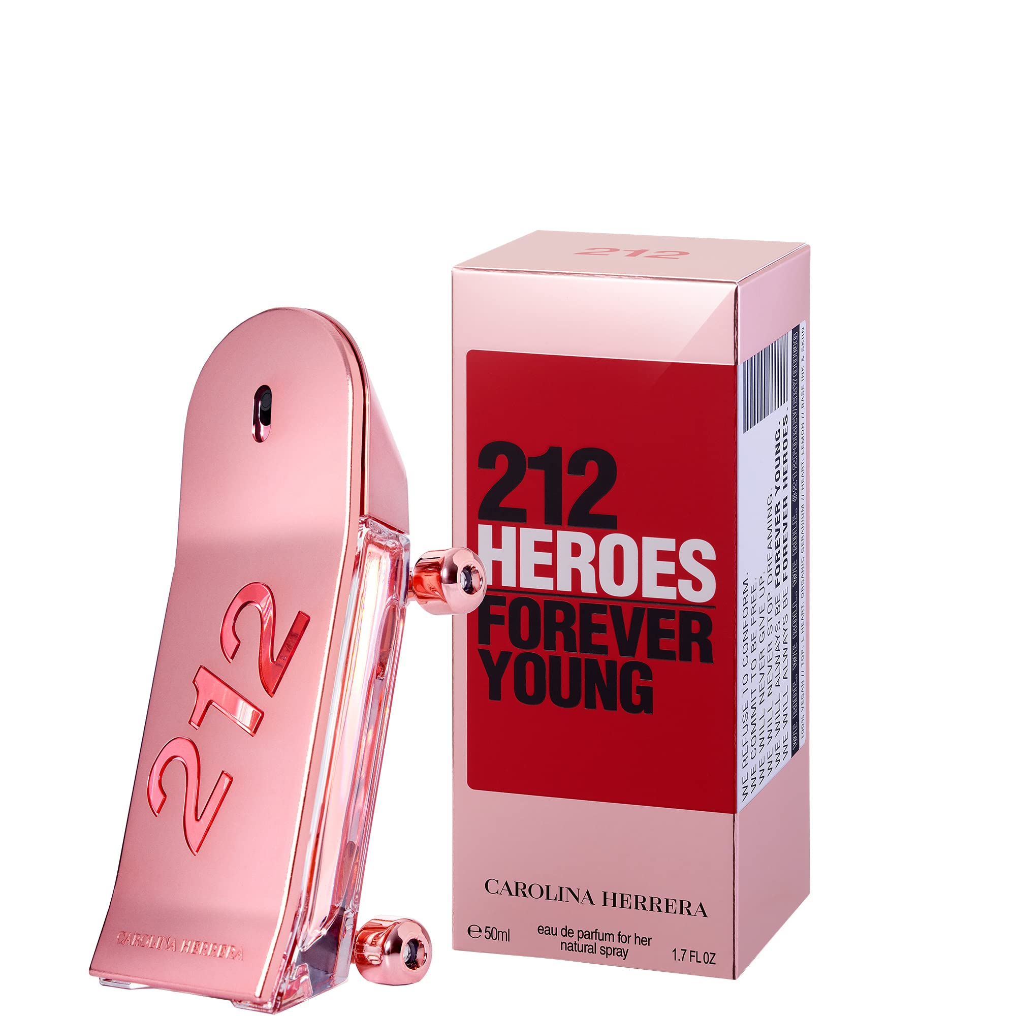 212 Carolina Herrera Heroes For Her Eau De Parfum 50ml - Eau De Parfum at MyBeautyBoutique by Carolina Herrera