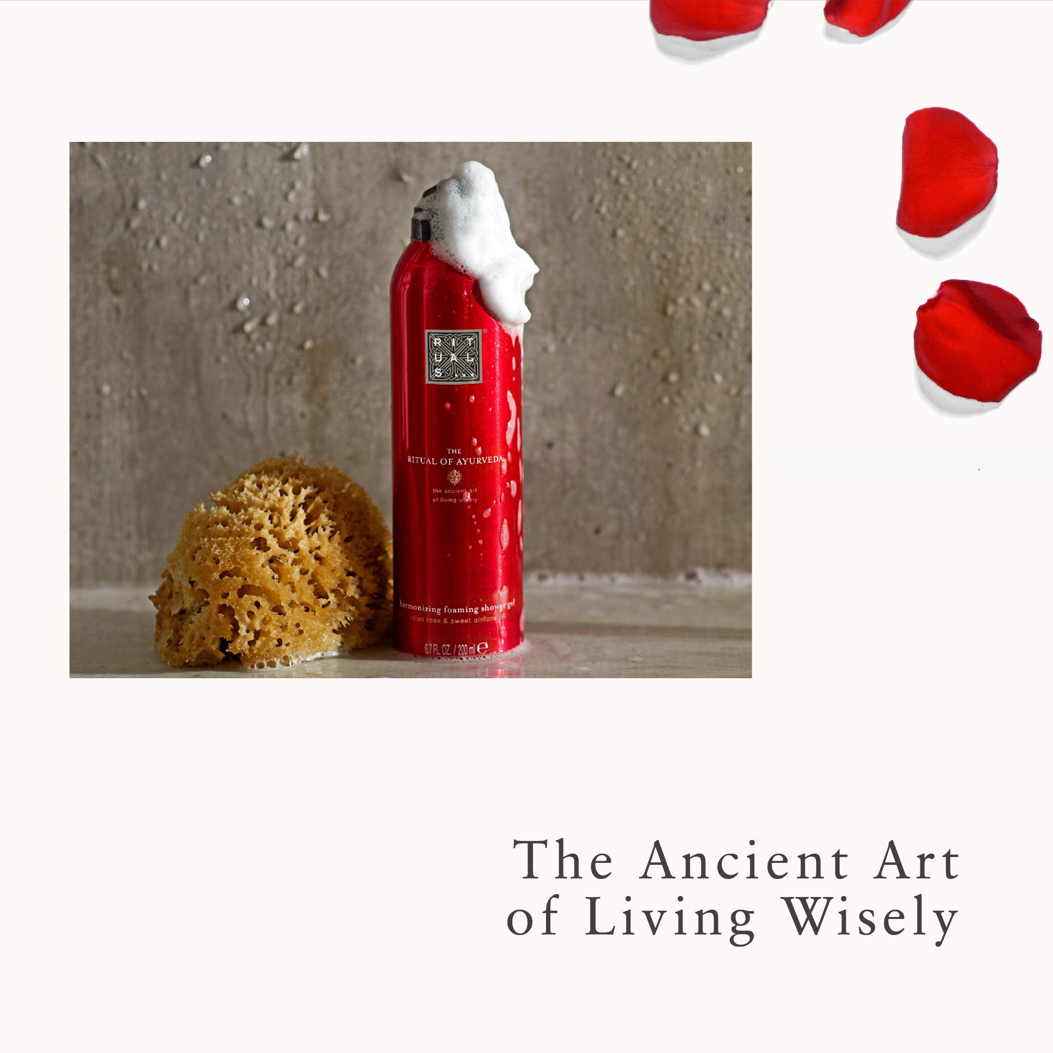 Rituals The Ritual of Ayurveda Gift Set 70ml Body Cream + 125g Body Scrub + 50ml Foaming Shower Gel