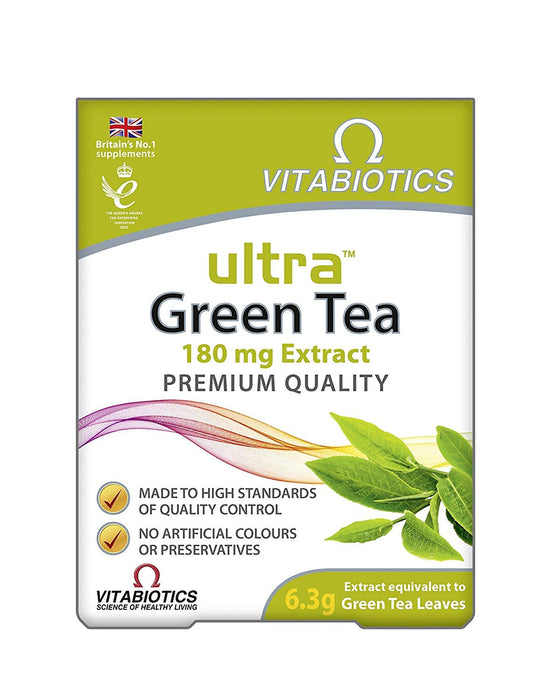 Vitabiotics Ultra Green Tea Tablets 