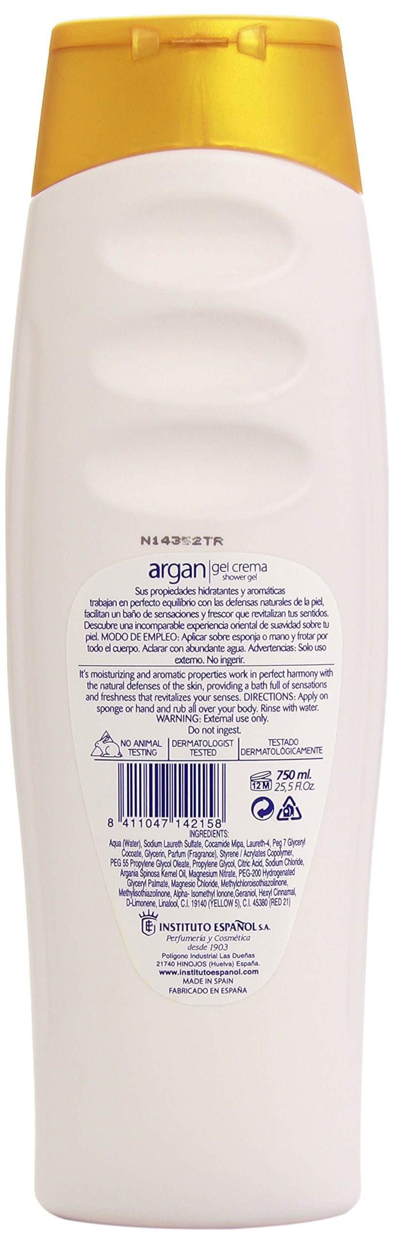 Instituto Español Argan Shower Gel 750ml