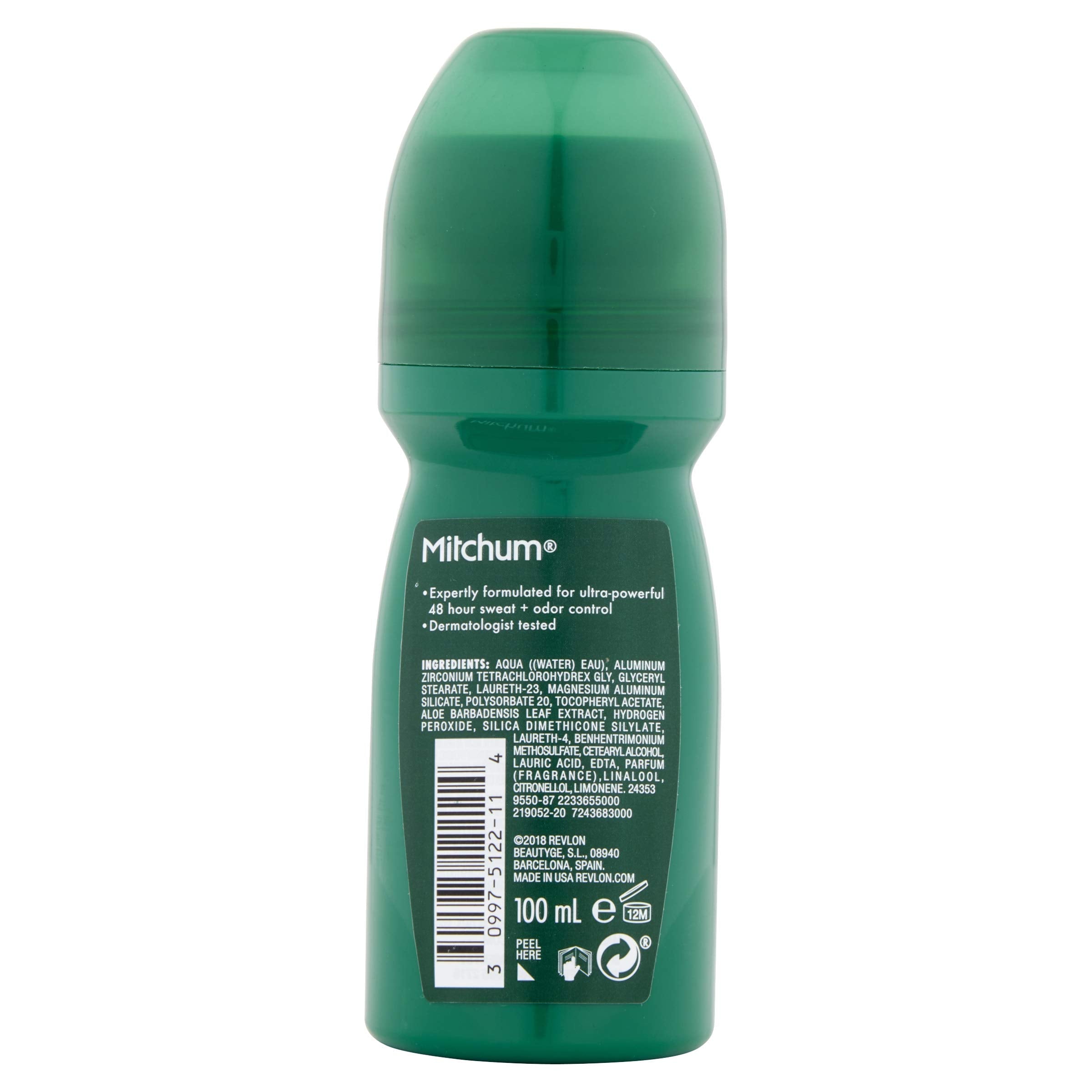 Mitchum Men Clean Control 48HR Protection Roll-On Deodorant 100ml - Bath & Body at MyBeautyBoutique by Mitchum