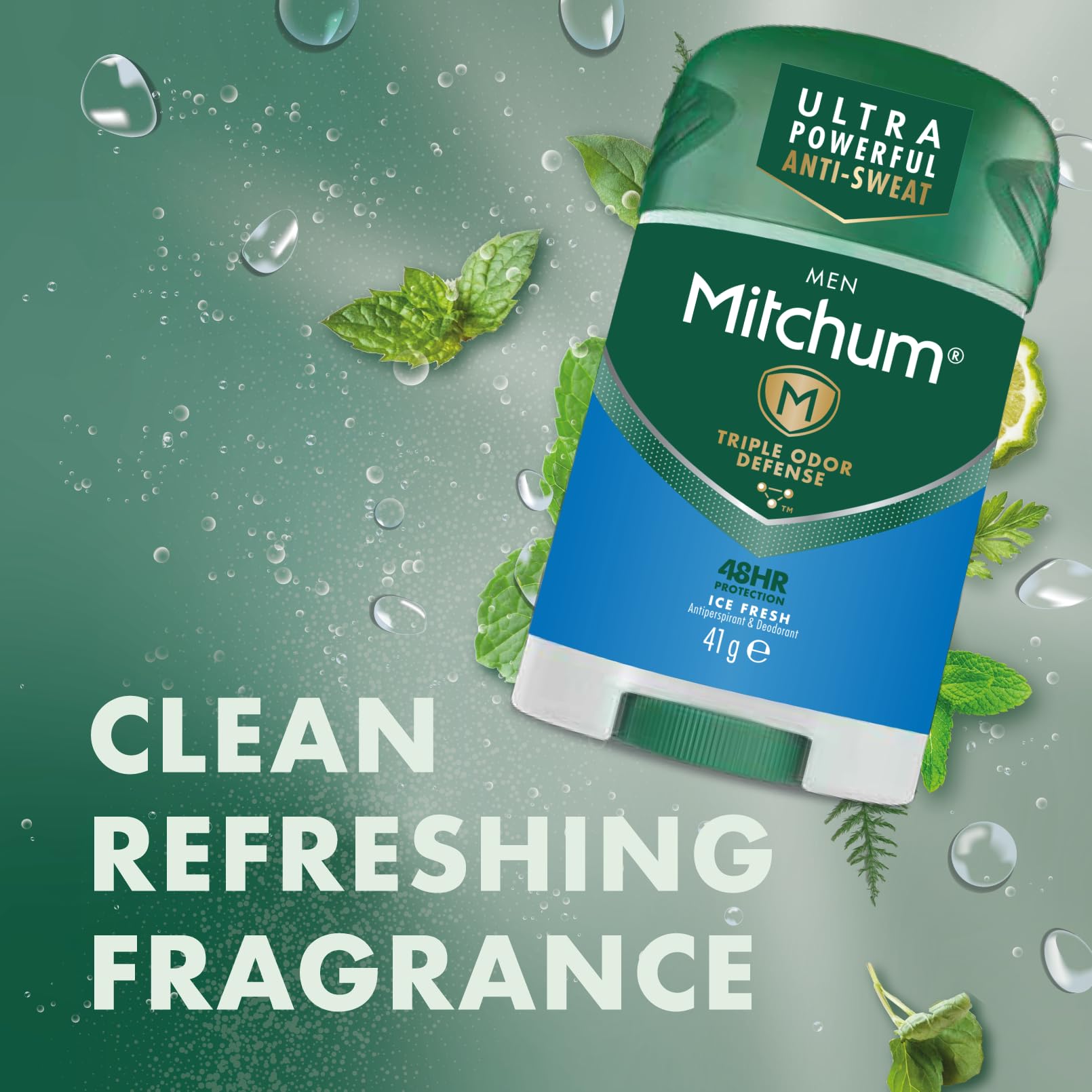 Mitchum Ice Fresh Deodorant Stick 41g - Antiperspirant Deodorant at MyBeautyBoutique by Mitchum