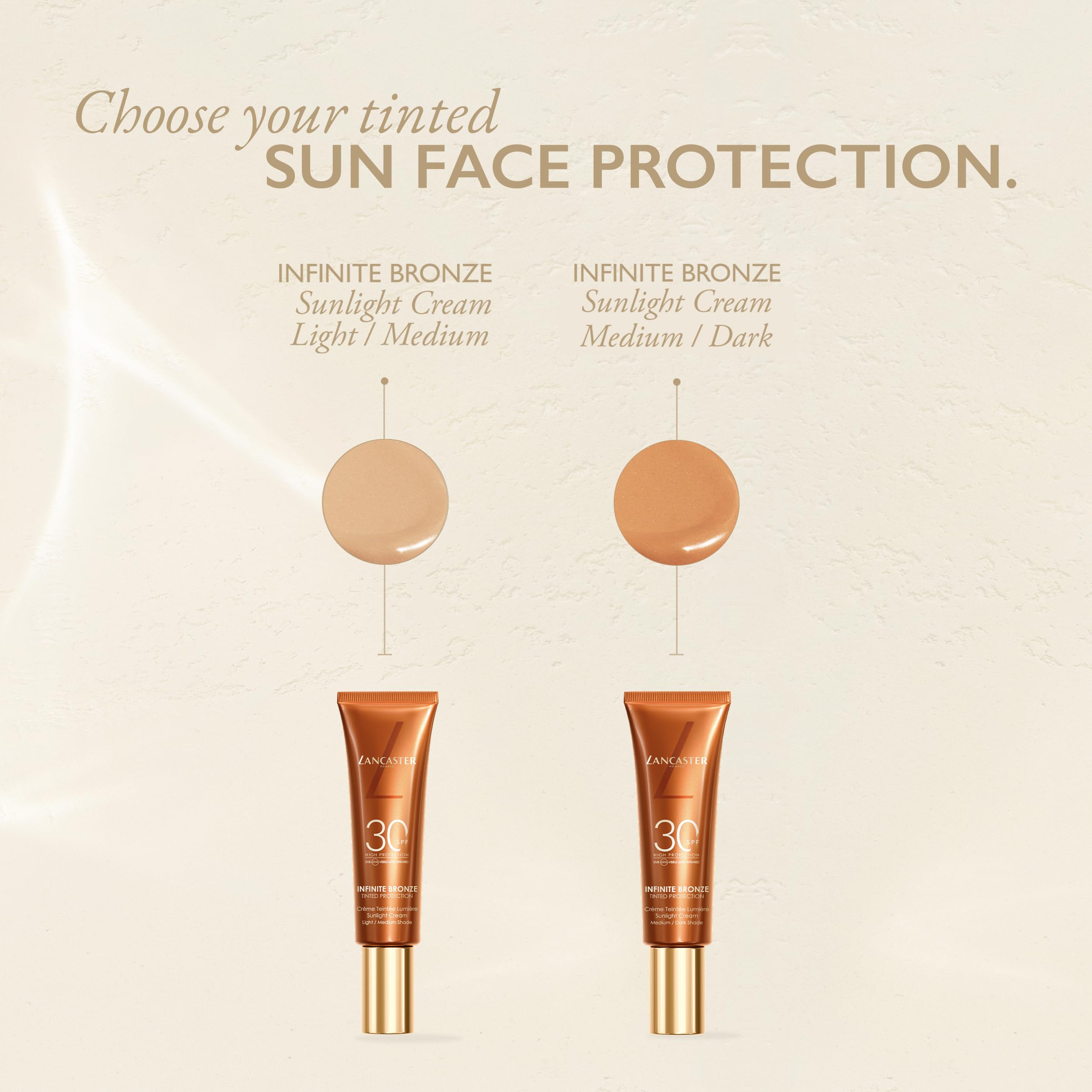 Lancaster Infinite Bronze Sunlight Cream SPF30 50ml - Light/ Medium