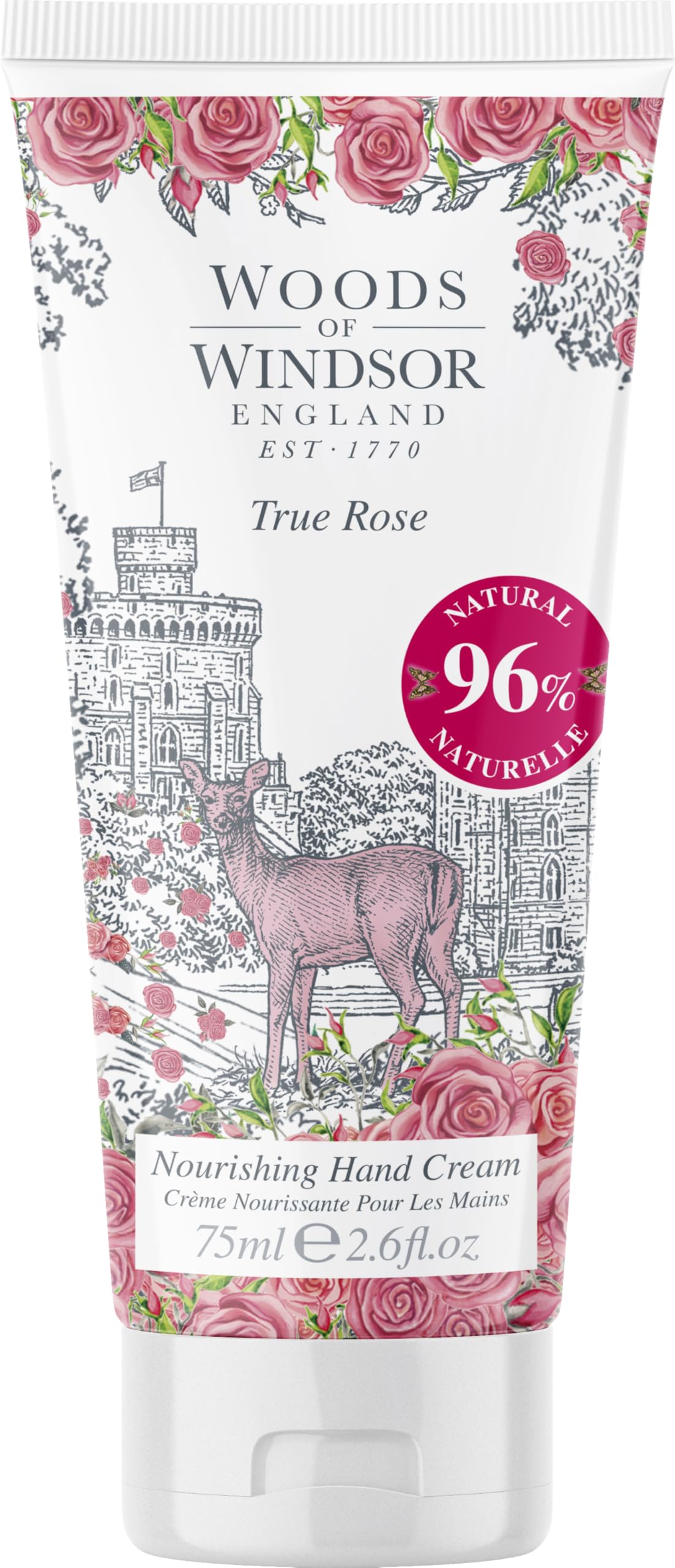 Woods of Windsor True Rose Hand Cream 75ml