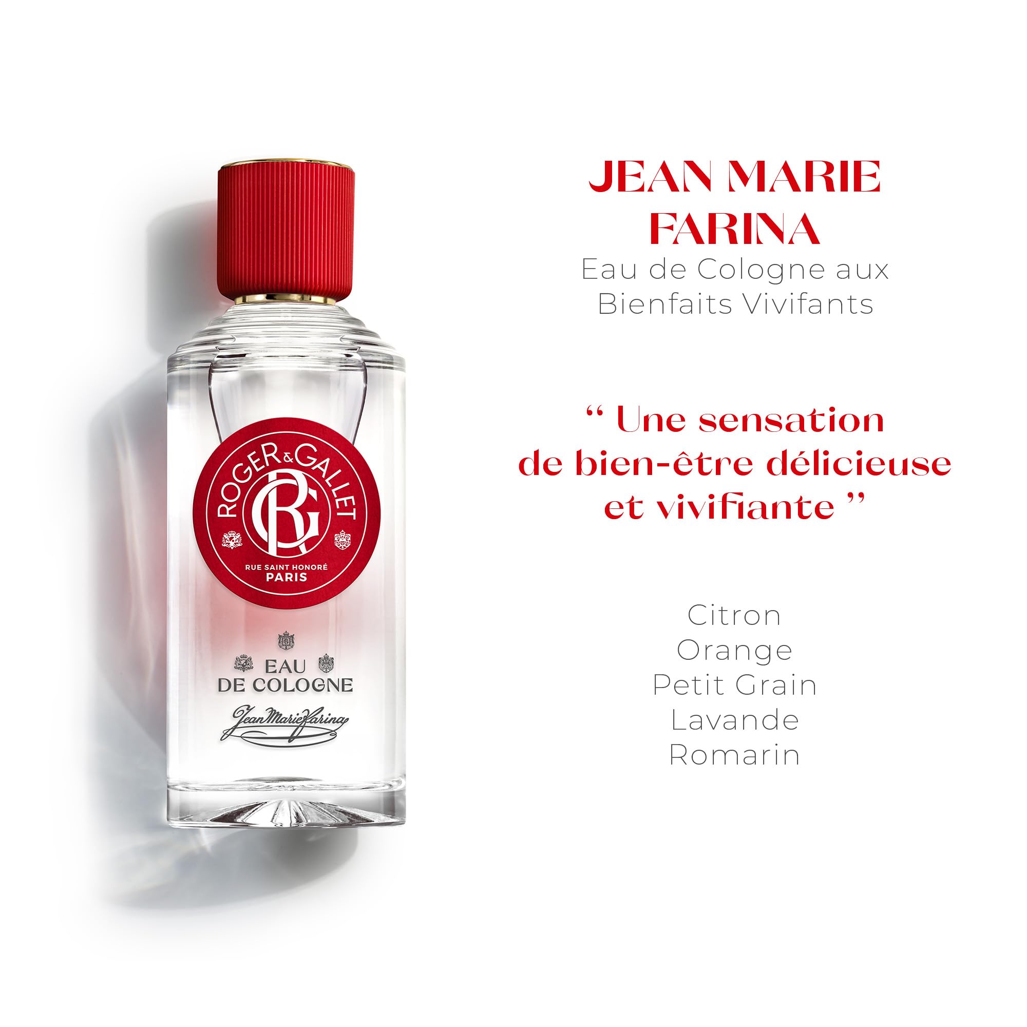 Roger  Gallet Jean-Marie Farina Eau de Cologne 100ml - Eau de Cologne at MyBeautyBoutique by Roger Gallet