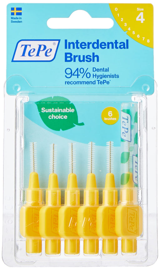 TePe Interdental Brushes Yellow 0.7mm 