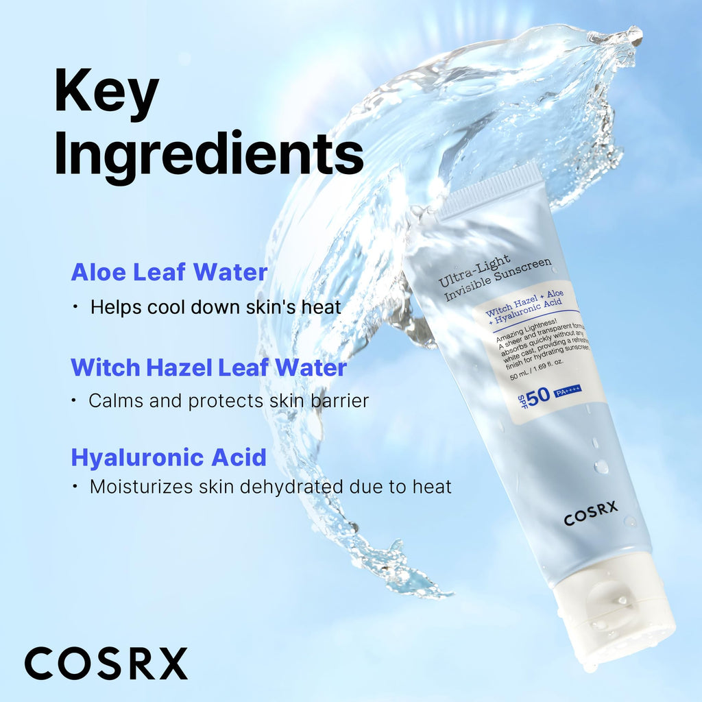 Cosrx Ultra Light Invisible Spf 50 Sun Cream 50ml