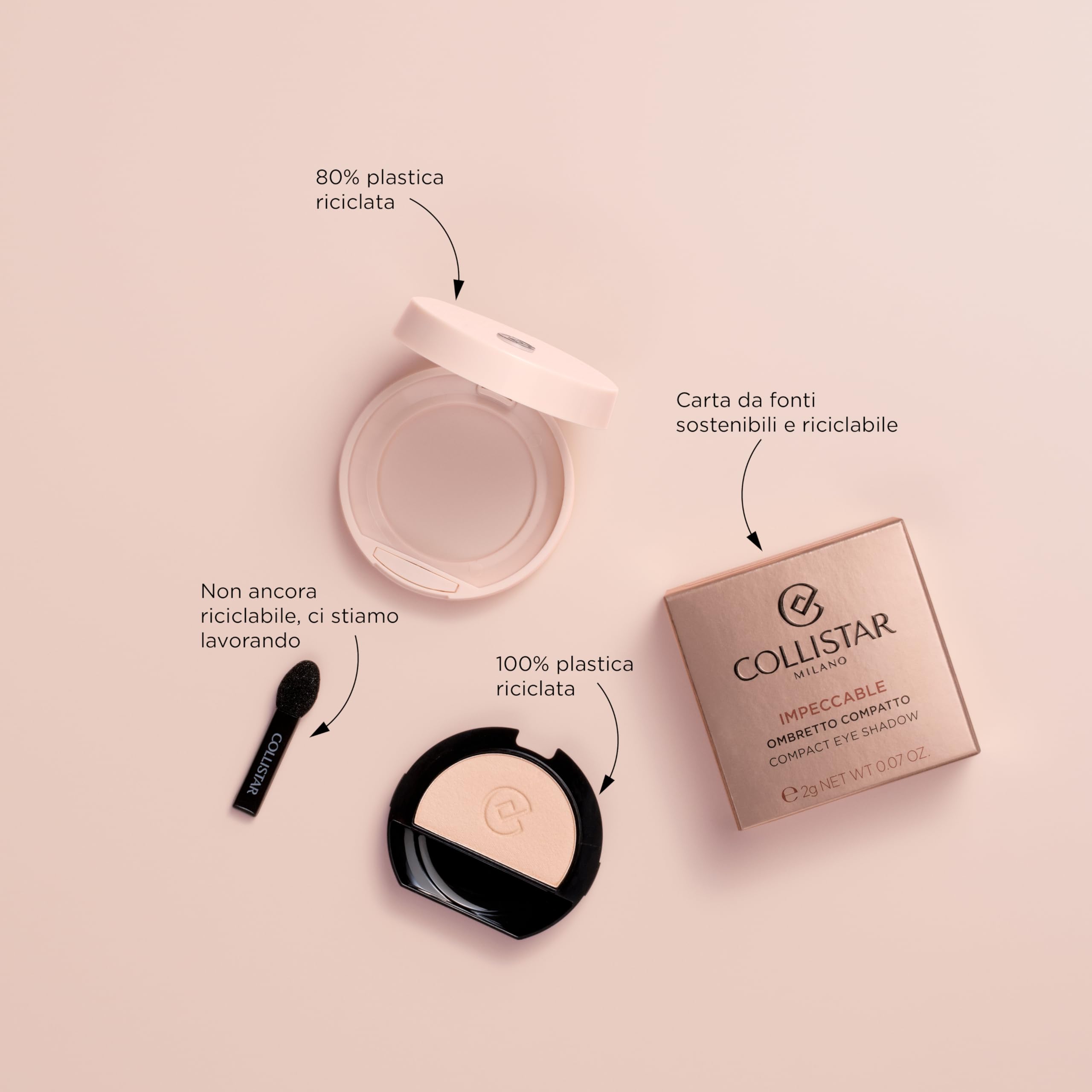 Collistar Impeccable Compact Eye Shadow 2g - Purple Haze Matte