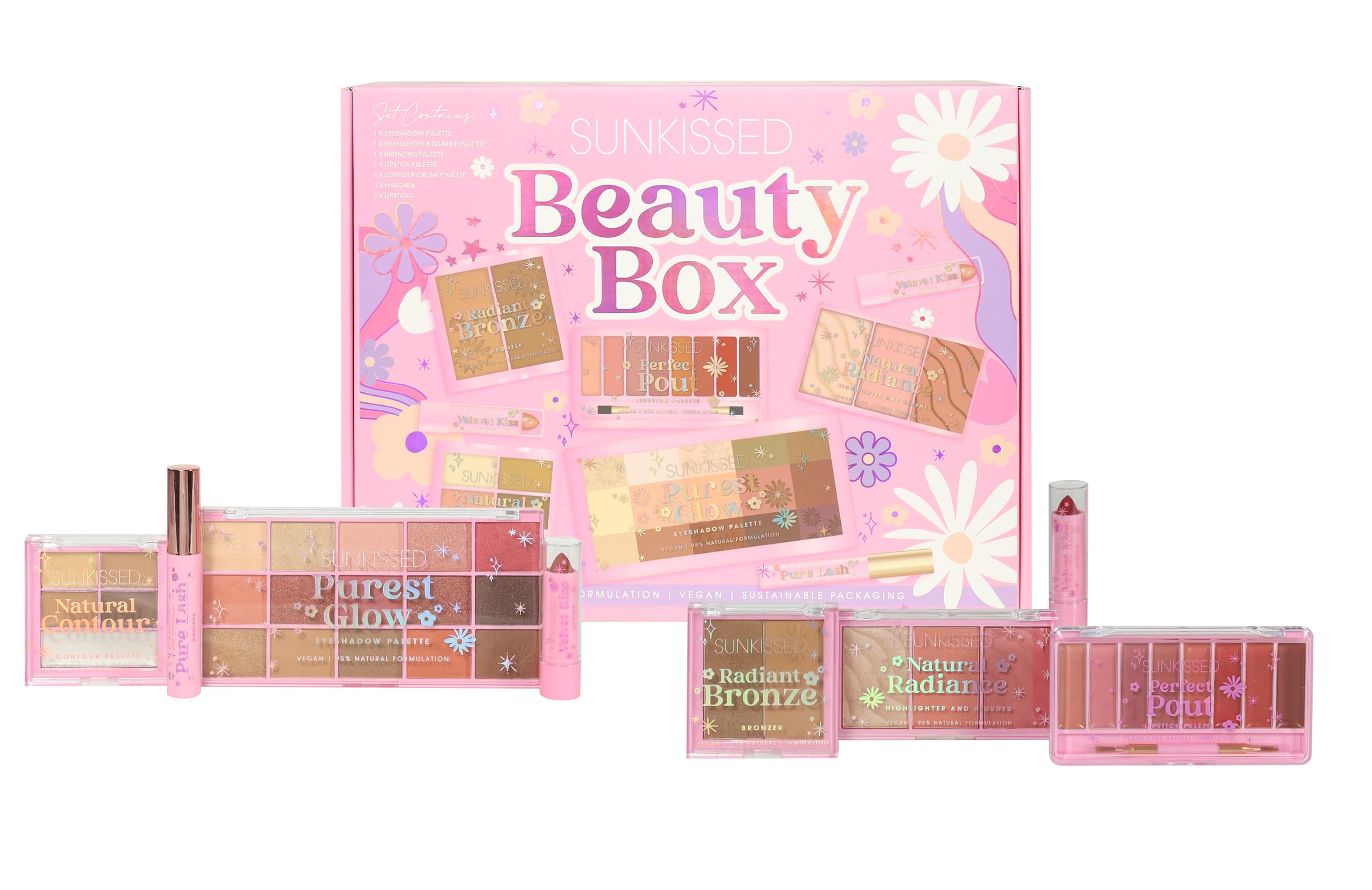 Sunkissed Beauty Box Gift Set 9 Pieces - Lipsticks at MyBeautyBoutique by Sunkissed