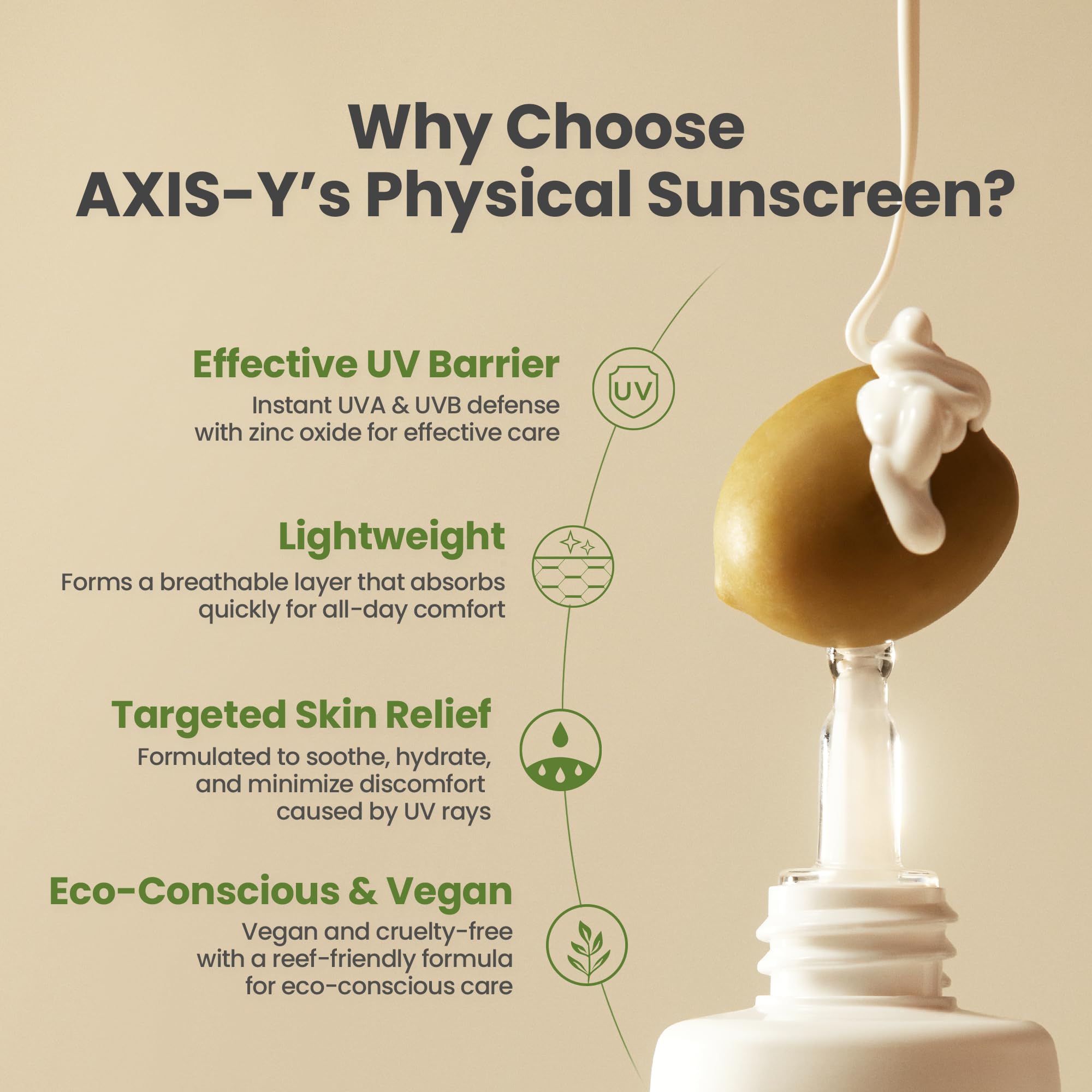 AXIS-Y Complete No-Stress Physical Sunscreen SPF50+ 50ml
