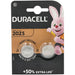 Duracell DL2025B2 3v Lithium Coin Batteries - 2 Pack 