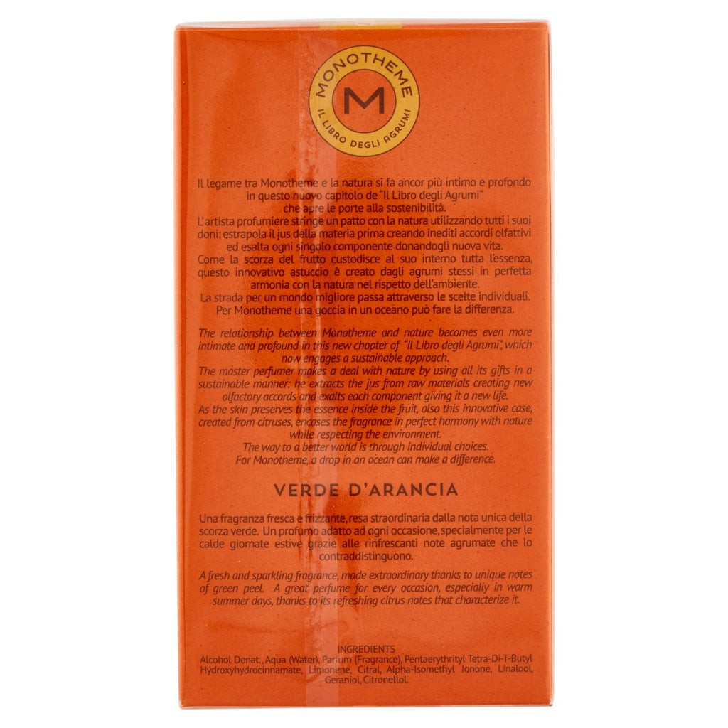 Monotheme Verde d'Arancia Eau de Toilette 100ml Spray