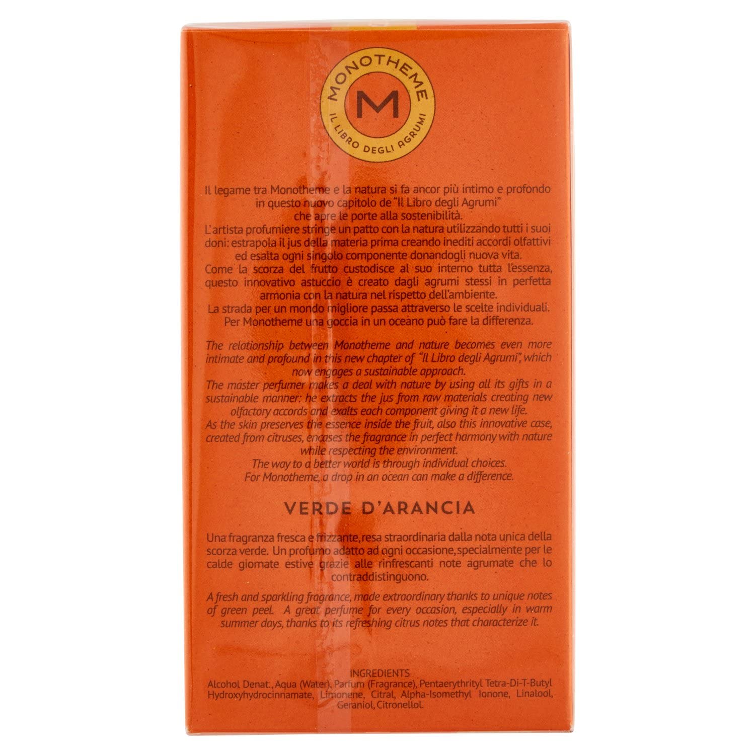 Monotheme Verde d'Arancia Eau de Toilette 100ml Spray