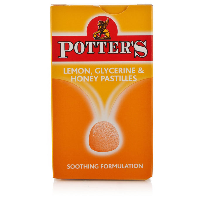 Potter's Pastilles Lemon Glycerine & Honey