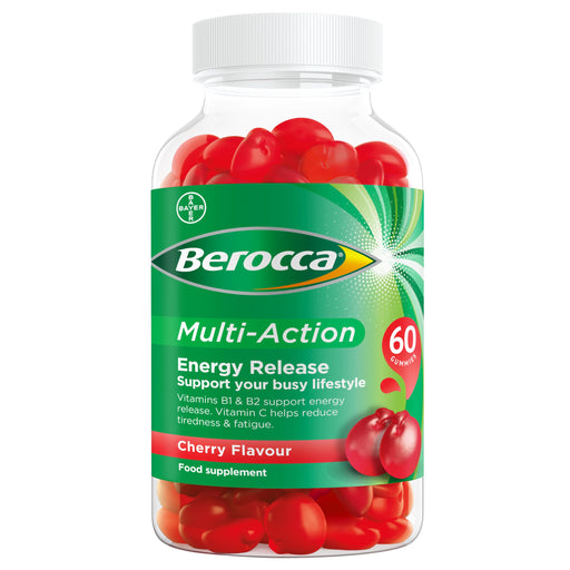 Berocca Multi-Action 60 Gummies Cherry