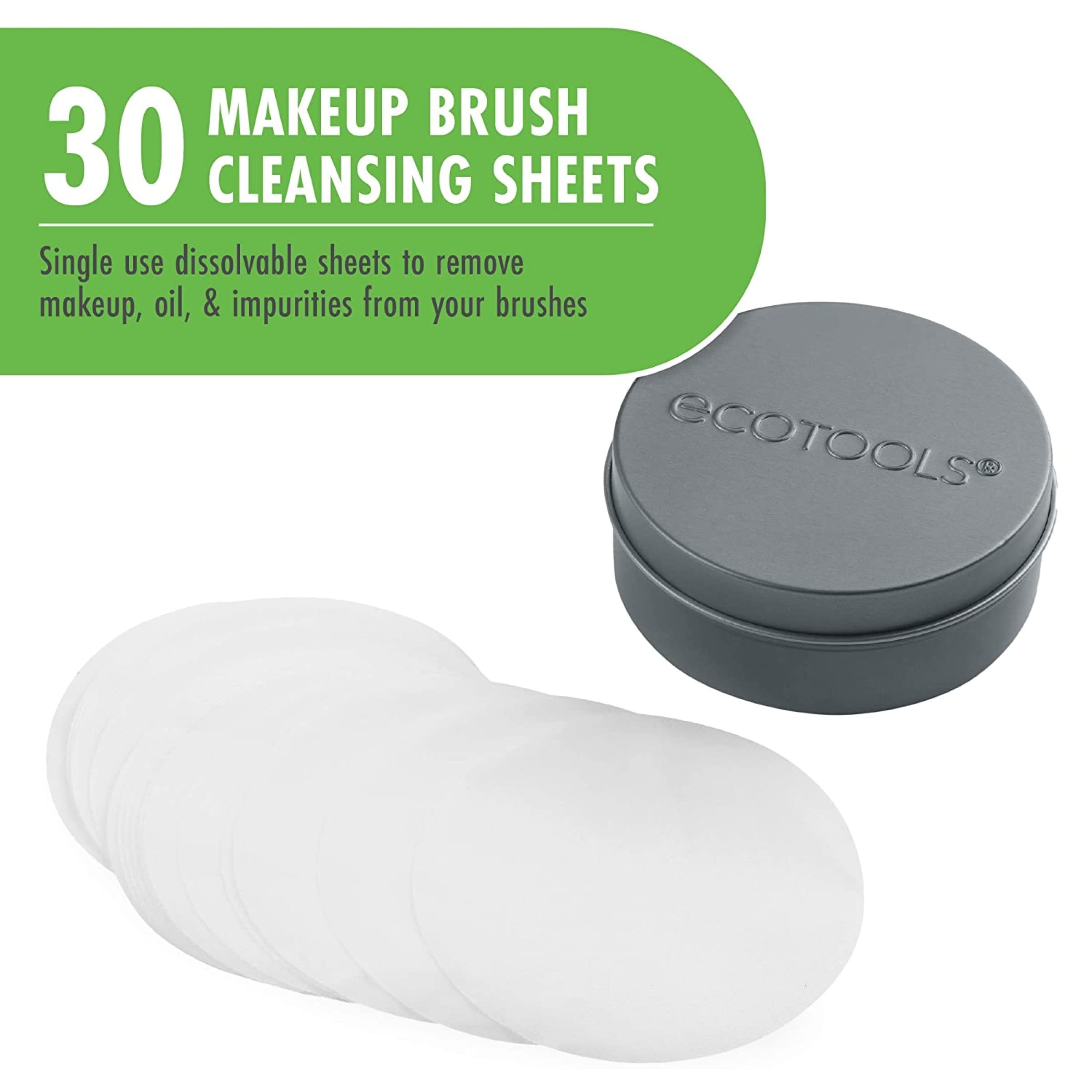 EcoTools Dissolvable Brush Cleaning Sheets 30 Sheets