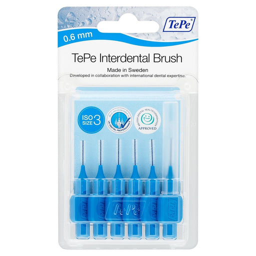 TePe Interdental Brushes Blue 0.6mm 