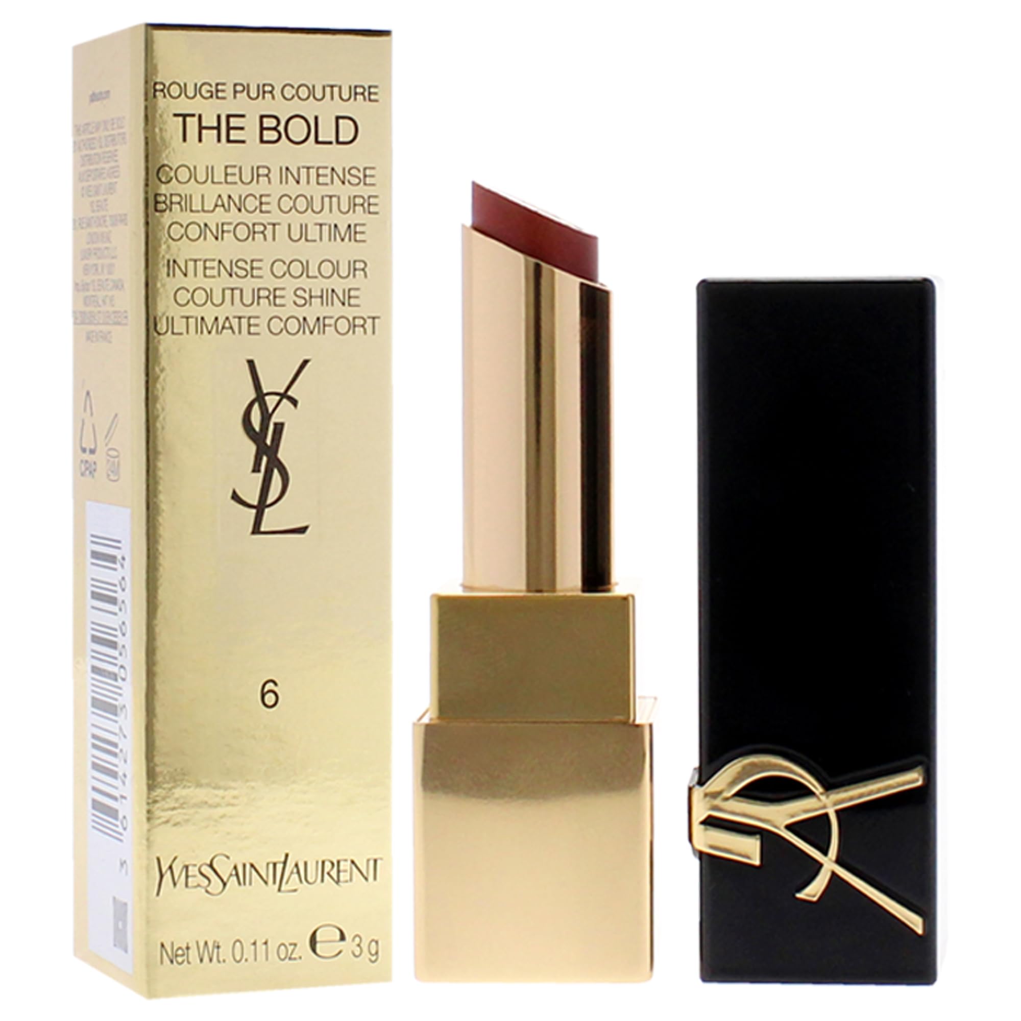 Yves Saint Laurent Rouge Pur Couture The Bold Lipstick 2.8g - 06 Reignated Amber