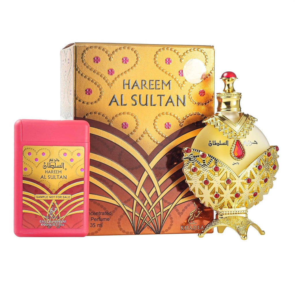 Khadlaj Perfumes Hareem Al Sultan Gold Concentrated Oil Perfume 35ml