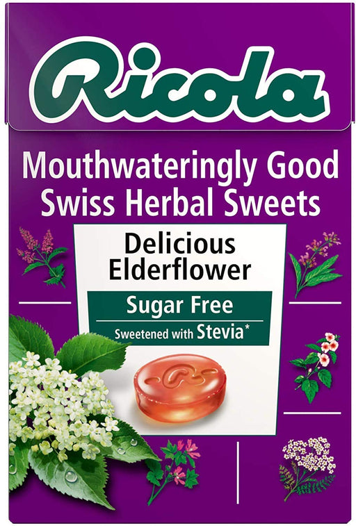 Ricola Swiss Herb Drops Elderflower 20 Pack