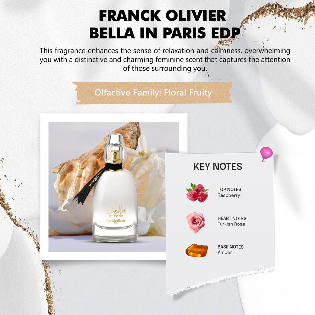 Franck Olivier Bella In Paris Eau De Parfum 75ml - Chalk at MyBeautyBoutique by Franck Olivier