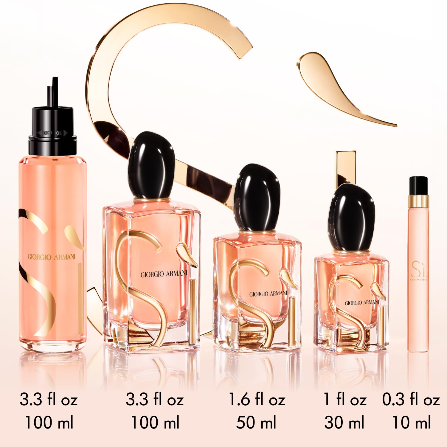 Giorgio Armani SÃŒ Eau De Parfum Intense 100ml Refillable Spray