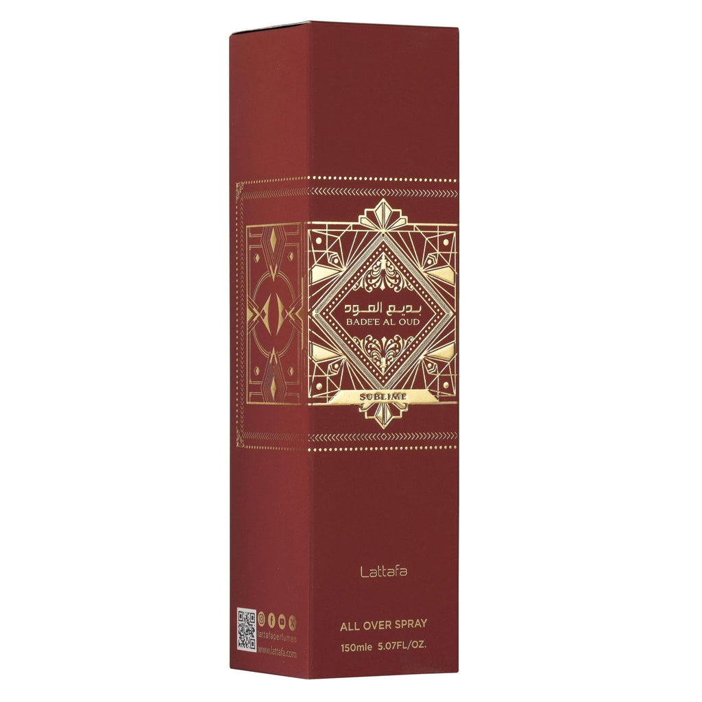 Lattafa Perfumes Bade'e Al Oud Sublime All Over Body Spray 150ml