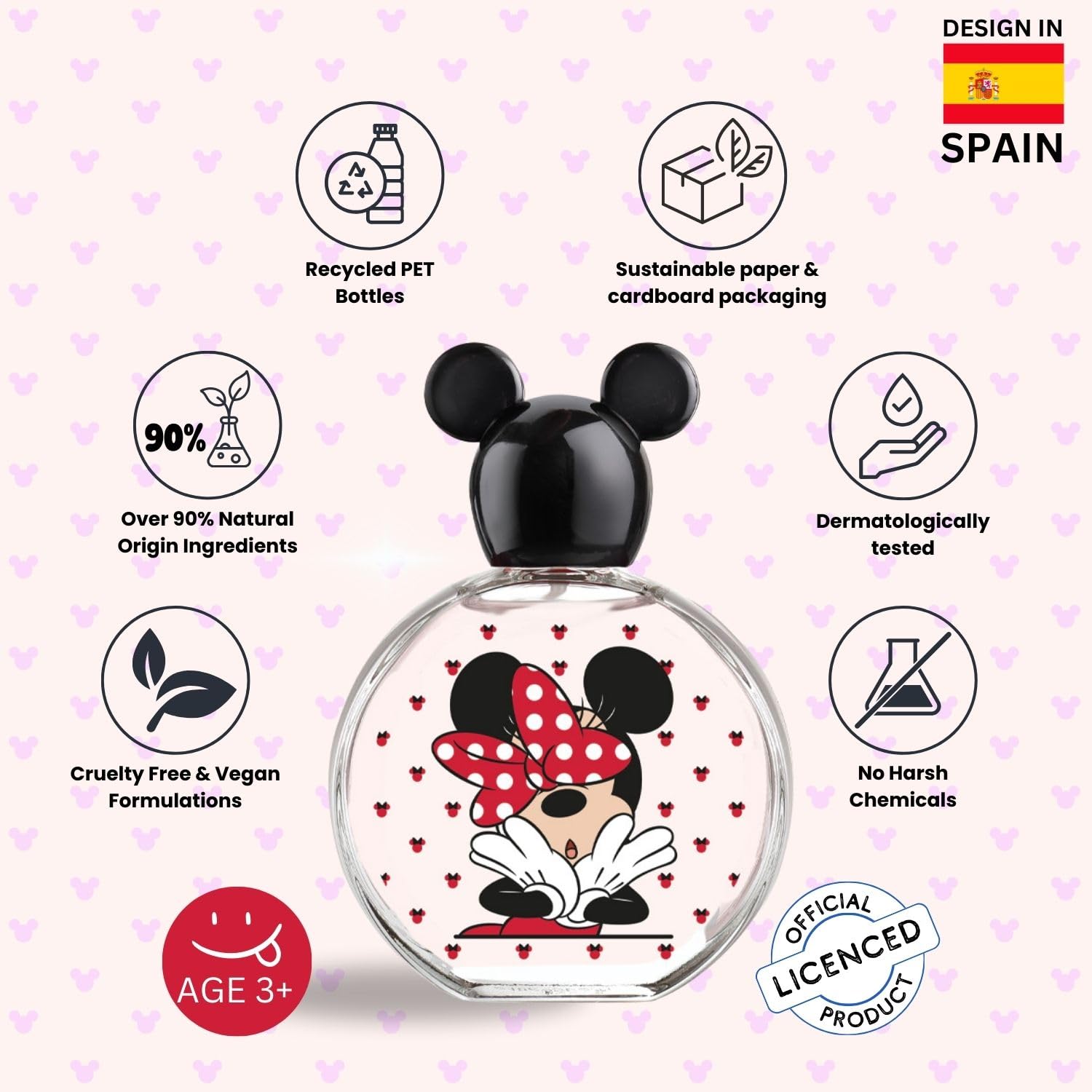 Disney Minnie Mouse Eau de Toilette 100ml Spray