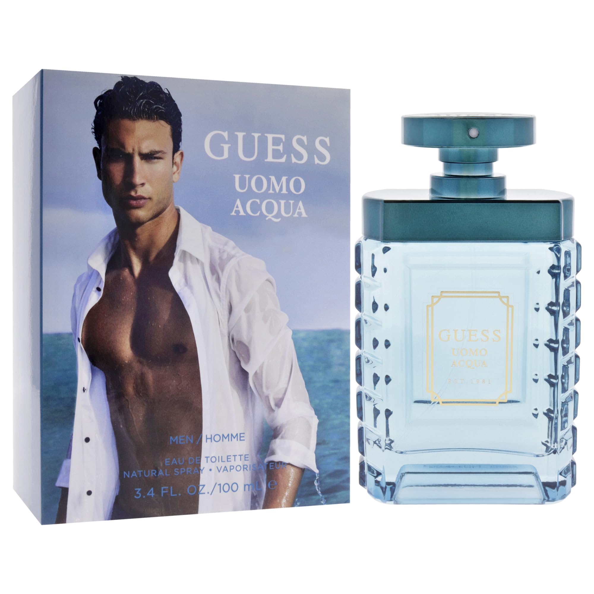 Guess Uomo Acqua Eau de Toilette 100ml Spray
