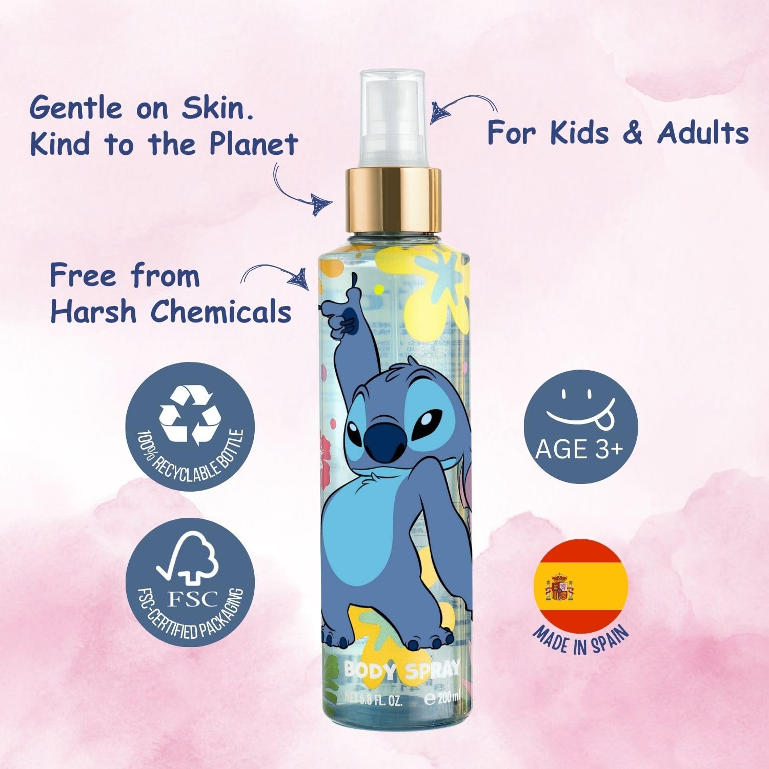 Disney Stitch Body Spray 200ml Spray