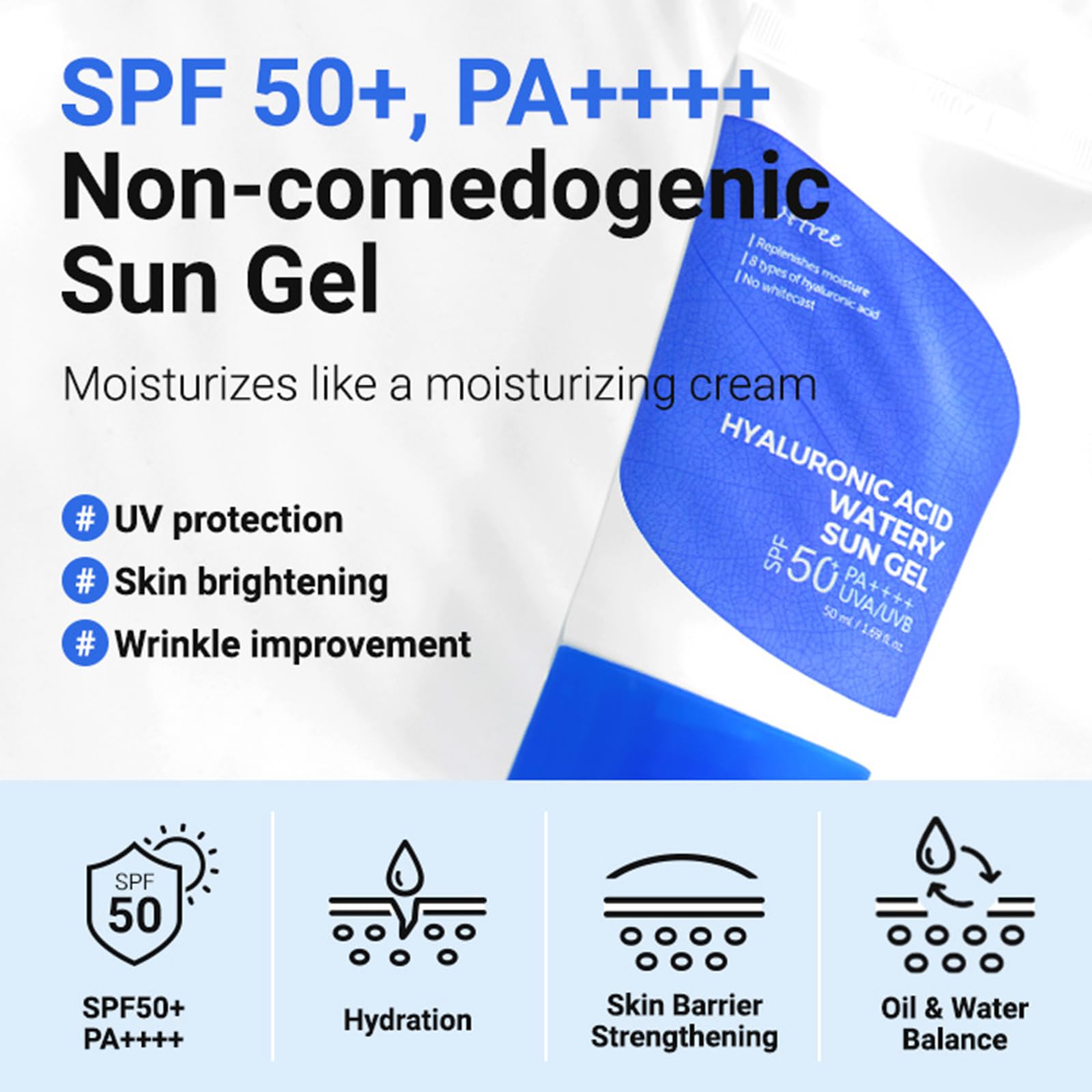 Isntree Hyaluronic Acid Watery Sun Gel SPF50+ 50ml