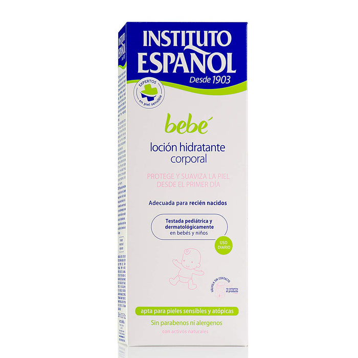 Instituto EspaÃƒÂ±ol BebÃƒÂ© Baby Moisturizing Body Lotion Newborn Sensitive Skin Without Allergens 300ml