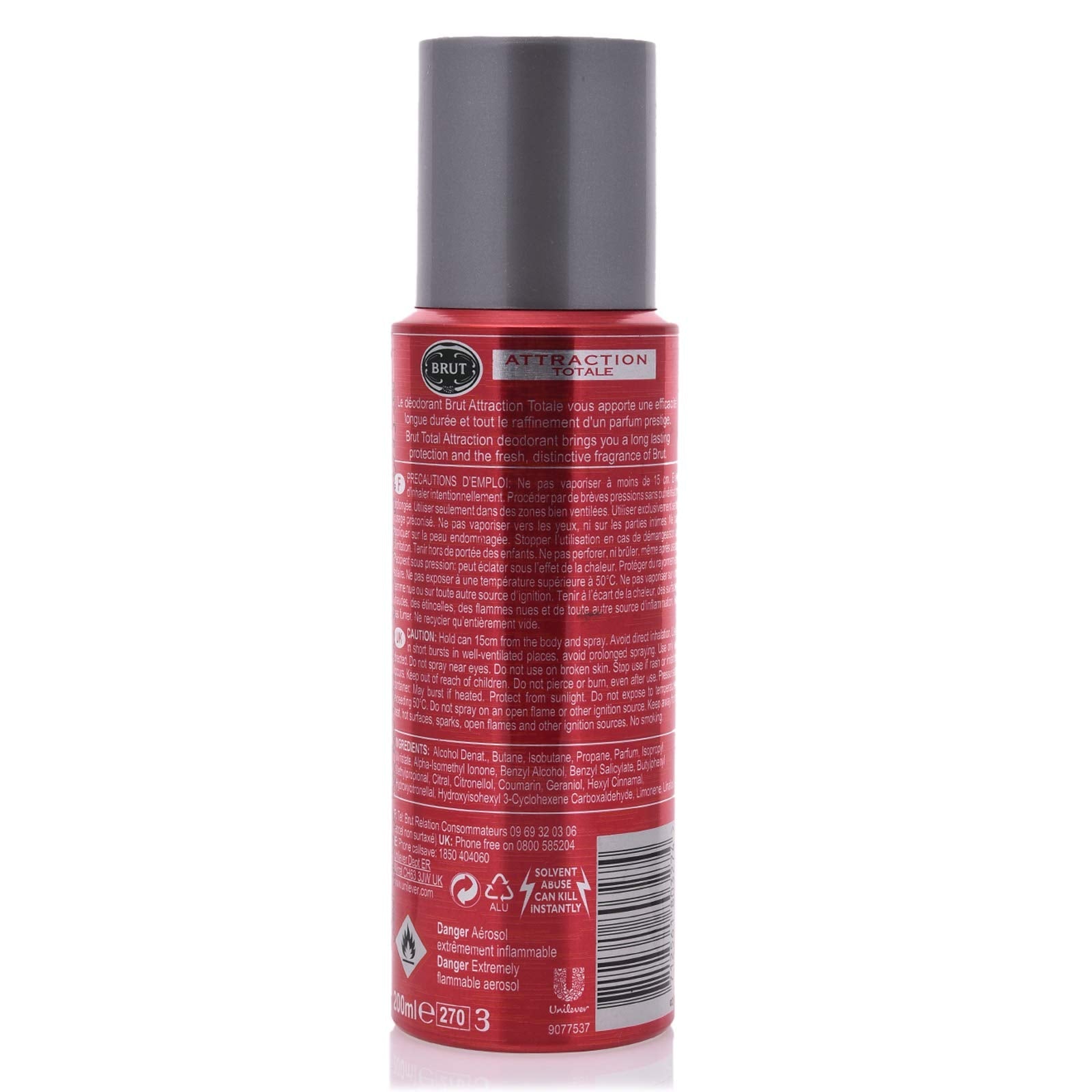 Brut Attraction Totale Deodorant Spray 200ml - Deodorants & Anti-Perspirants at MyBeautyBoutique by Brut