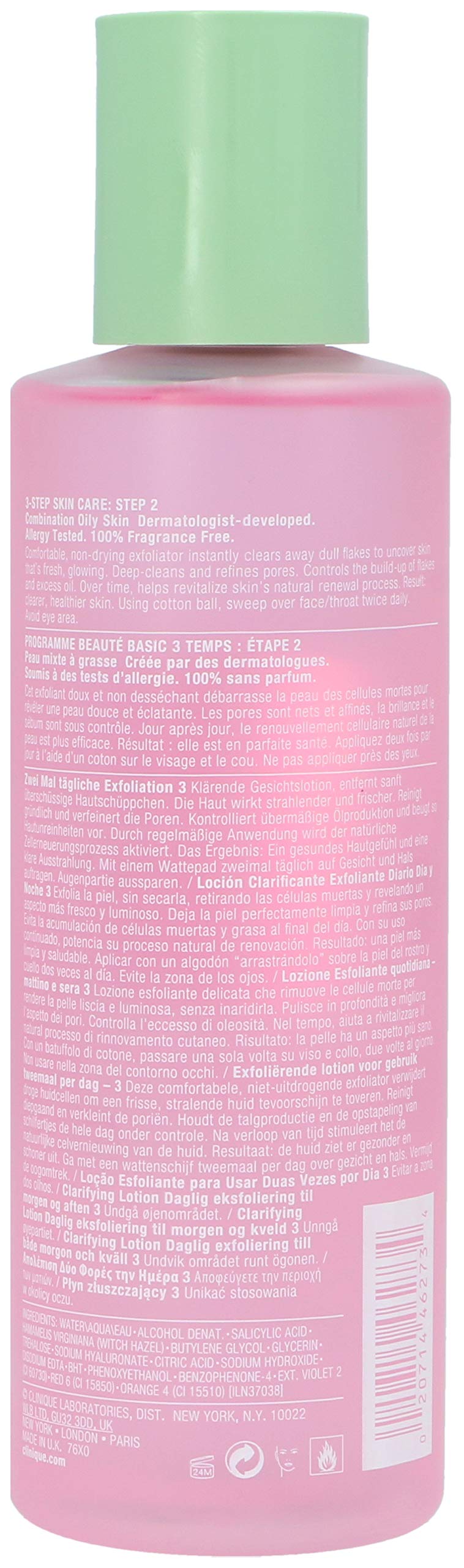 Clinique Cleansing Range Clarifying Lotion 400ml 3 - Oily