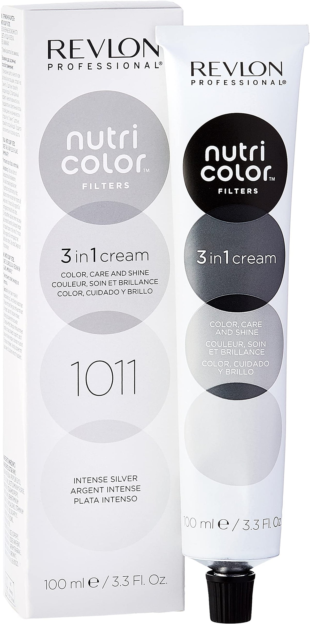 Revlon Nutri Color Filters 3 in 1 Cream Hair Colourant 100ml - 1011 Silver