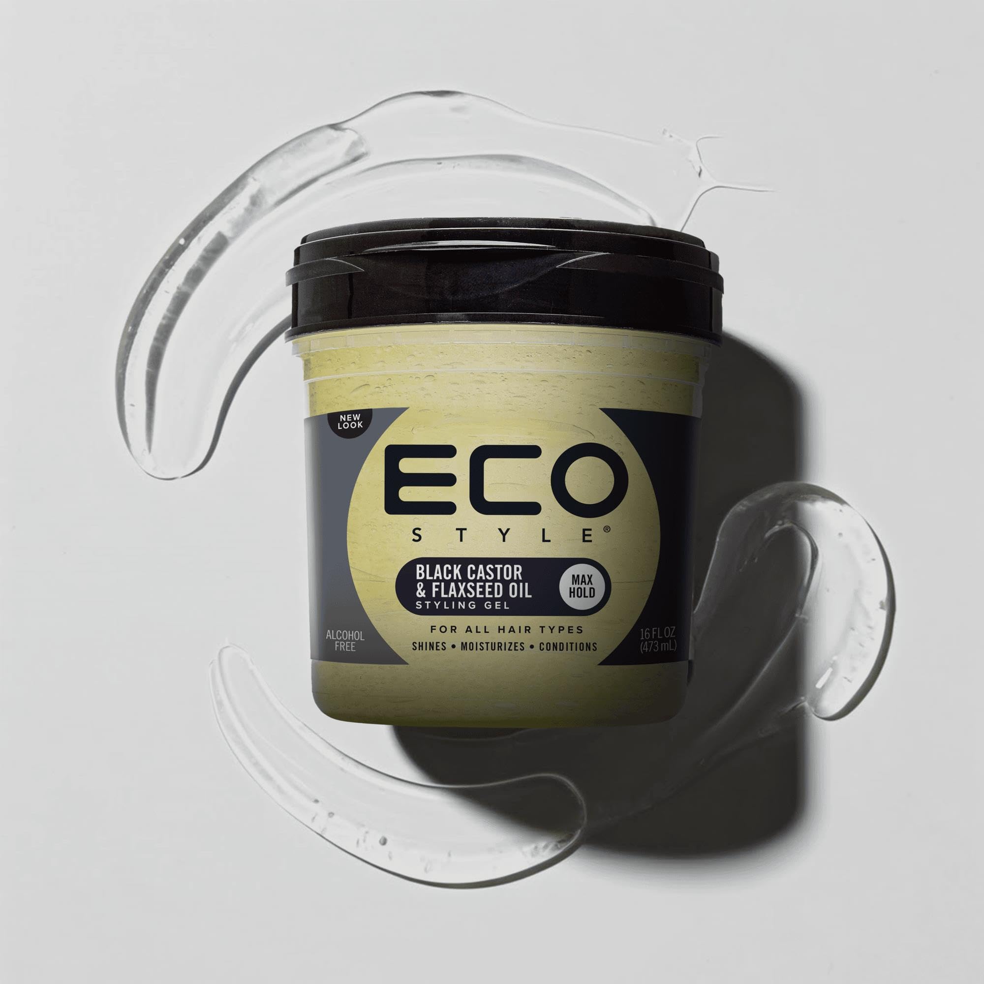 Eco Styler Black Castor & Flaxseed Oil Gel 473ml