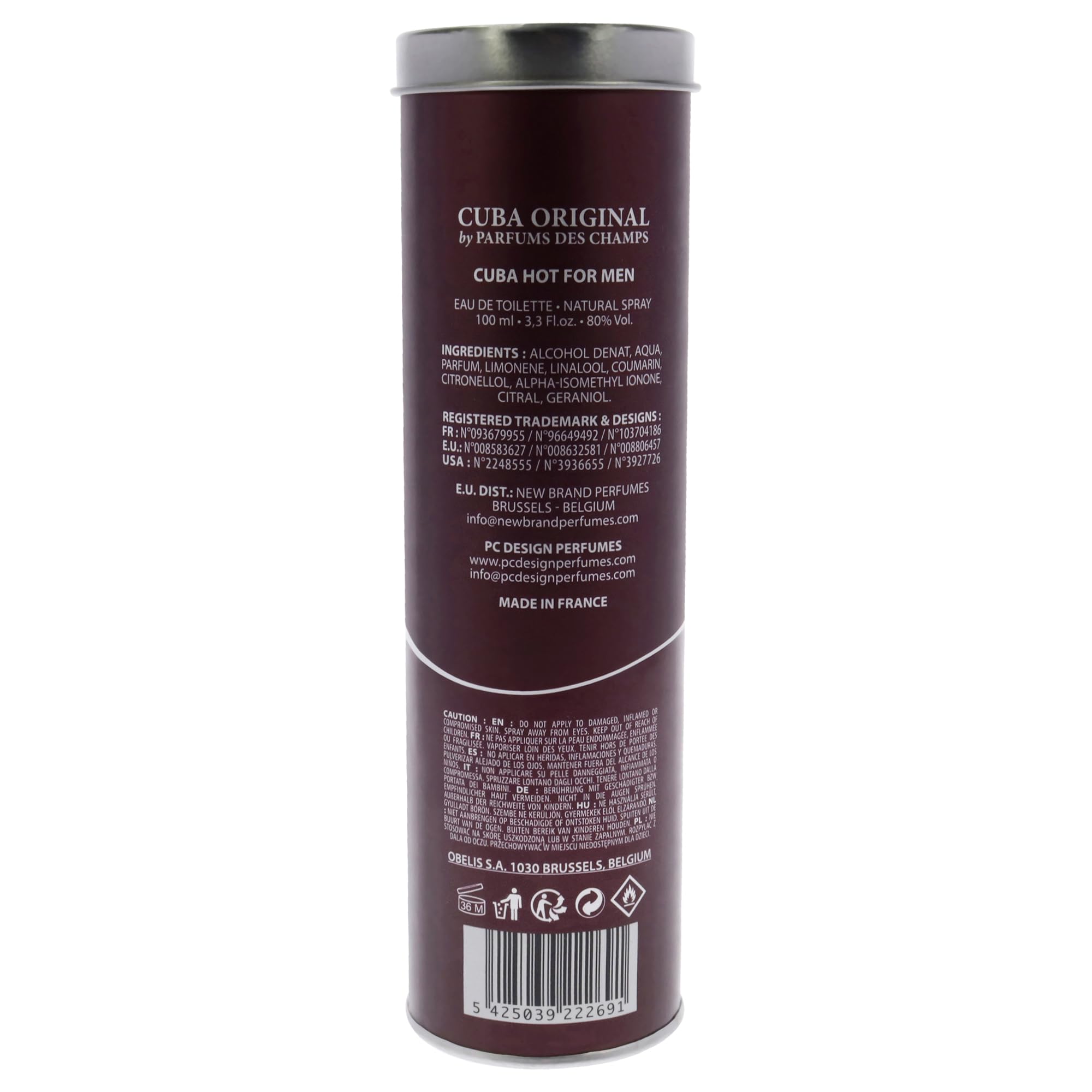 Cuba Hot Eau de Toilette 100ml Spray