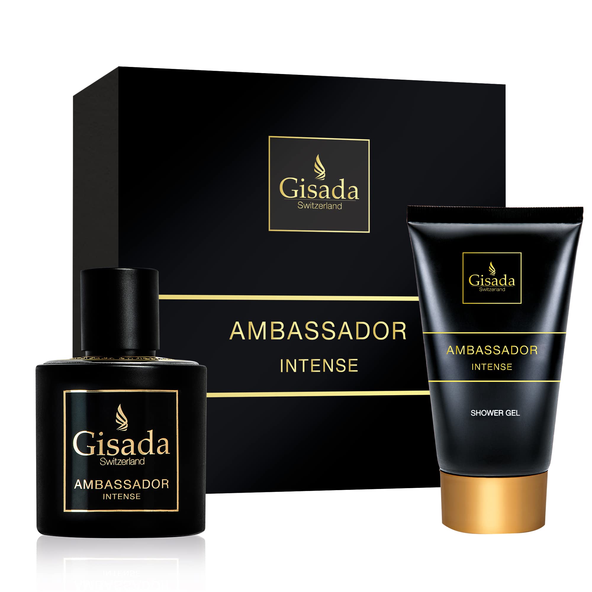 Gisada Ambassador Intense Gift Set 50ml EDP + 100ml Shower Gel