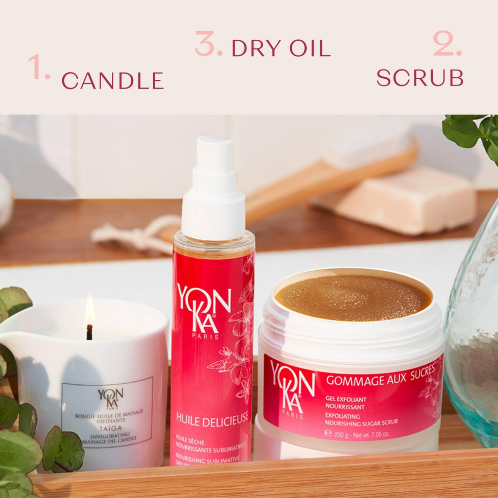 Yon-ka Paris Gommage Sucre Nourishing Exfoliant Sugar Body Scrub 200ml