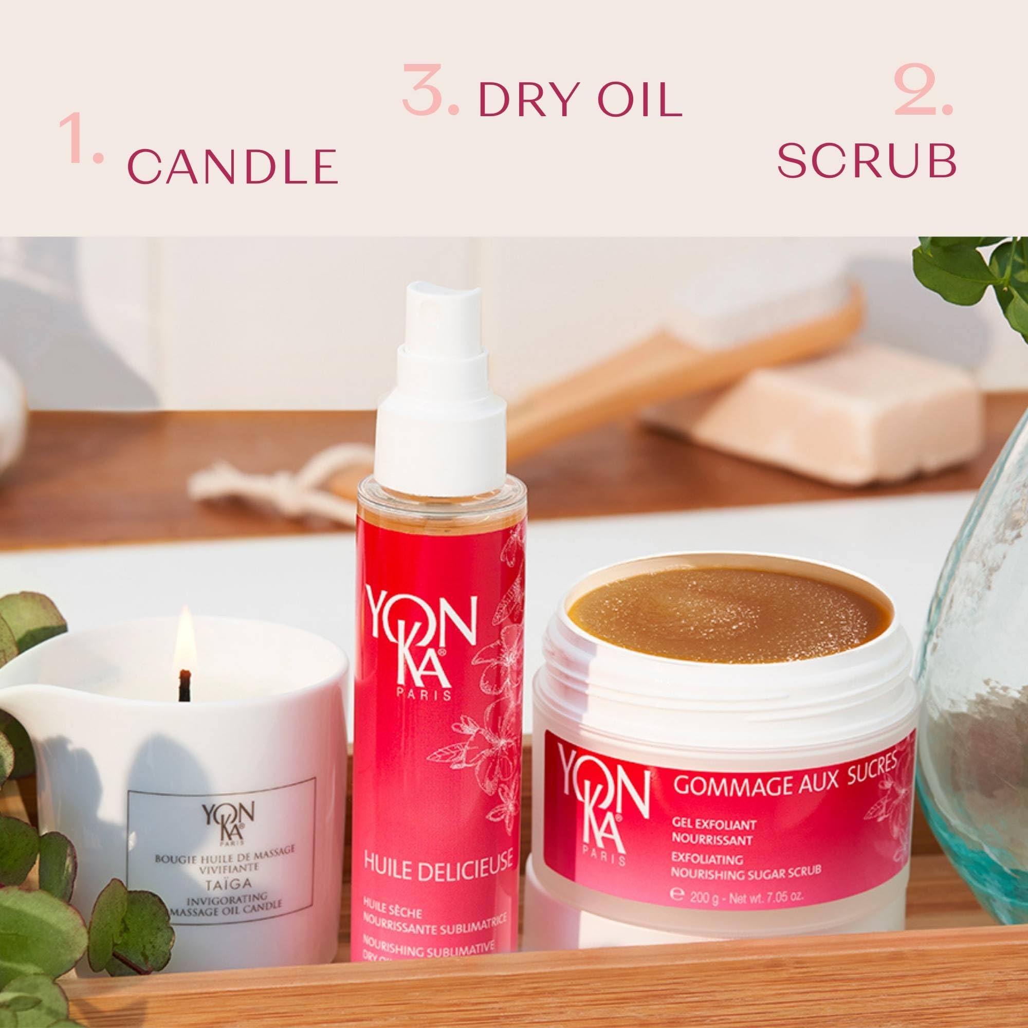 Yon-ka Paris Gommage Sucre Nourishing Exfoliant Sugar Body Scrub 200ml