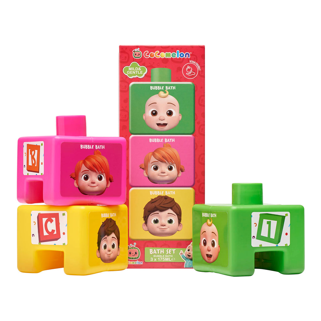 Cocomelon Stackable Bubble Bath 3 x 175ml