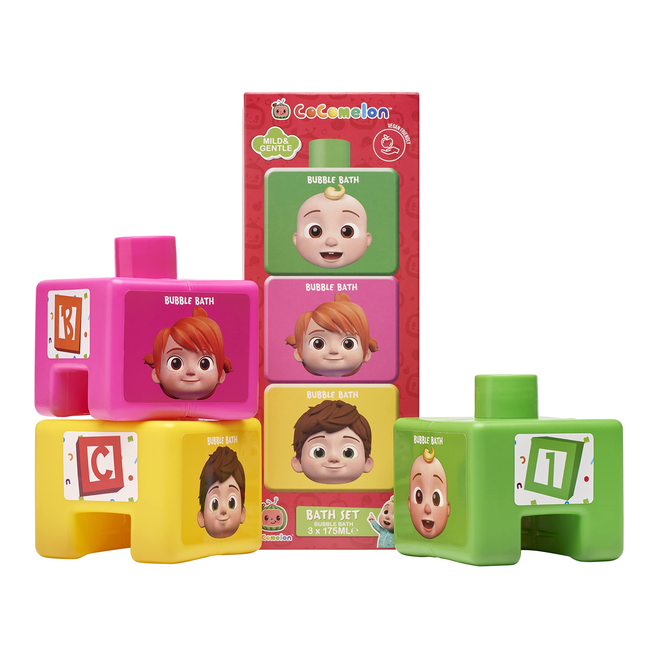 Cocomelon Stackable Bubble Bath 3 x 175ml