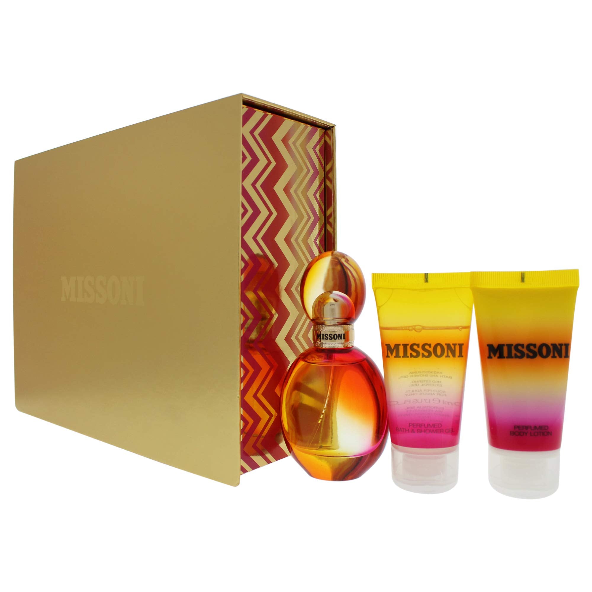 Missoni (2015) Gift Set 50ml EDT + 50ml Body Lotion + 50ml Shower Gel
