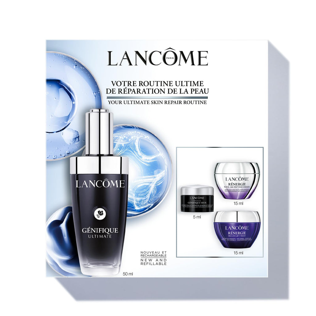 Lancôme Rénergie Gift Set - Genifique Ultimate Serum 50ml + Genifique New Eye Cream 5ml + Rénergie New Cream 15ml + Rénergie Multi-Lift Night Cream 15ml