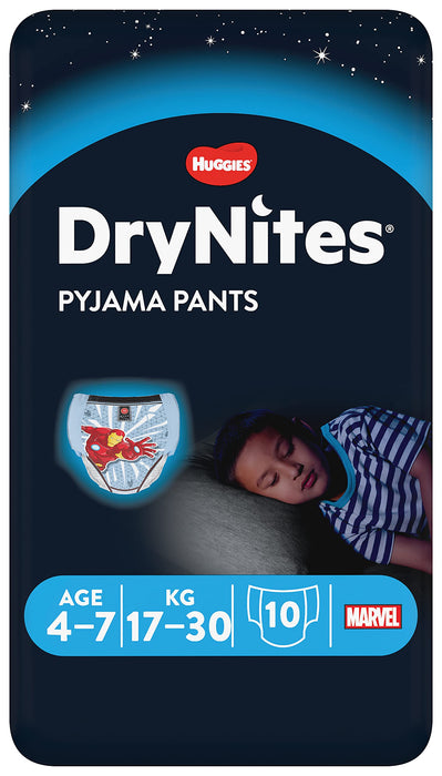 Huggies Drynites Pyjama Pants Carry Pack 4-7 Boy 